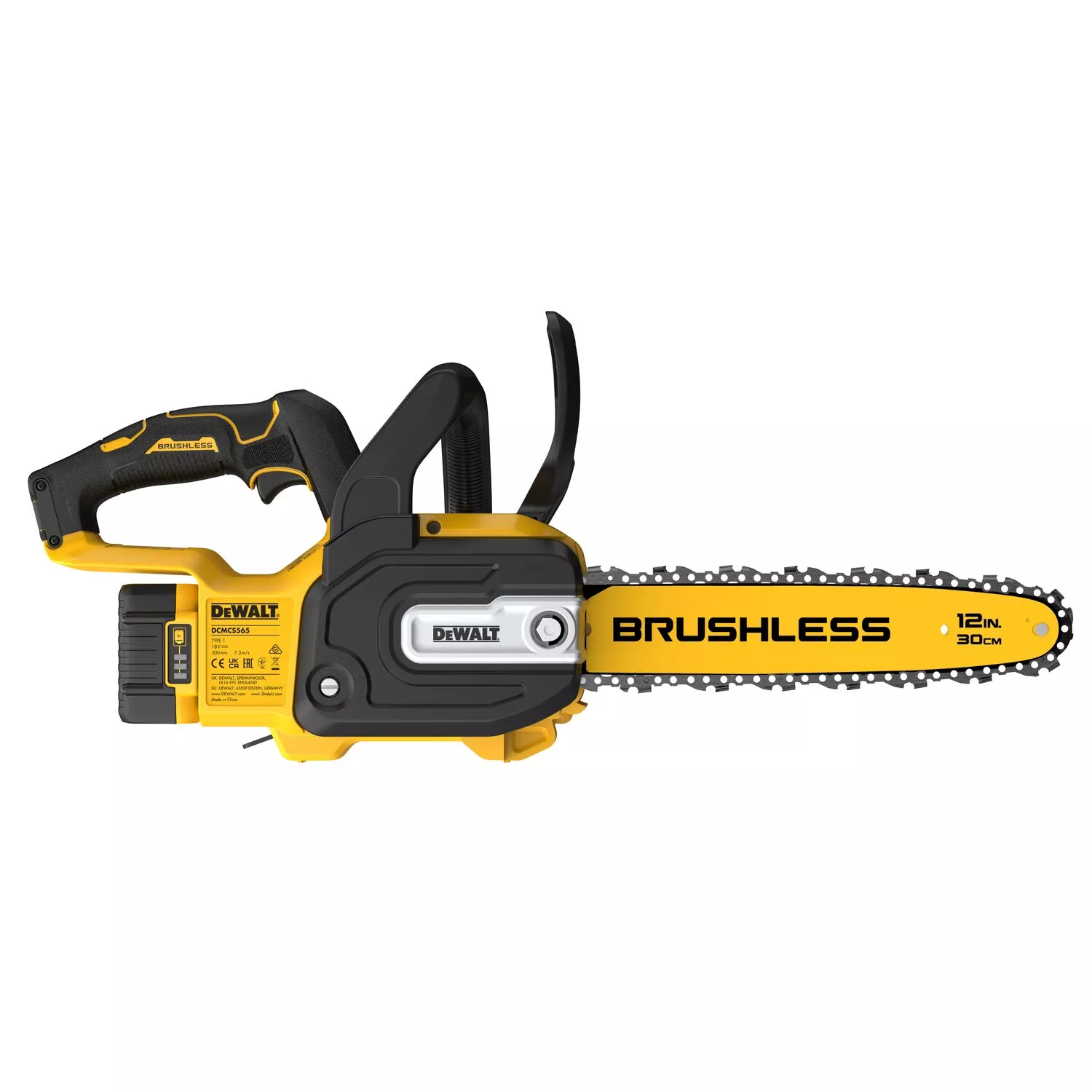 DeWALT DCMCS565P1 18V XR Li-ion battery compact chainsaw set (1x 5.0Ah battery) - 30cm-image