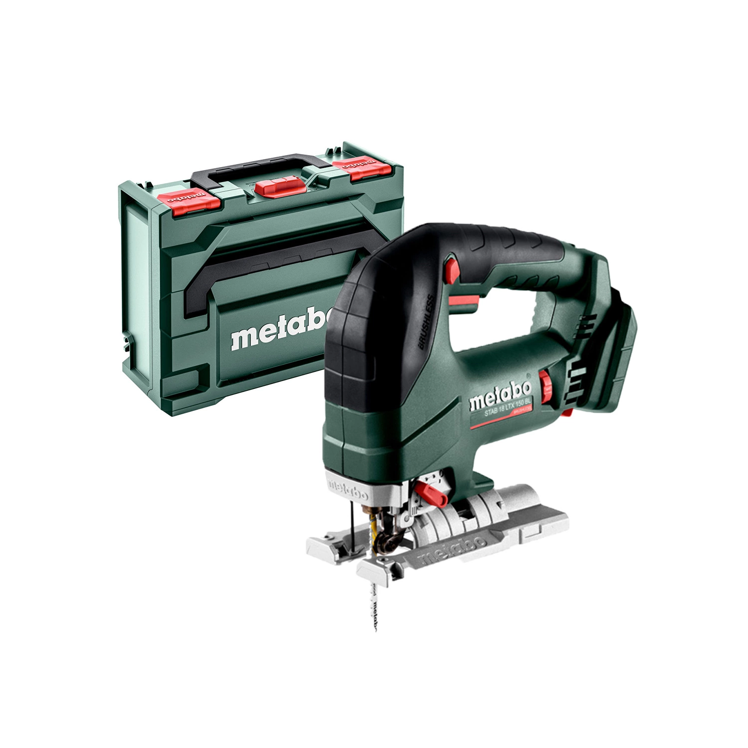 Metabo STAB 18 LTX 150 BL 18V Li-ion accu decoupeerzaag body in MetaBox - D-greep-image