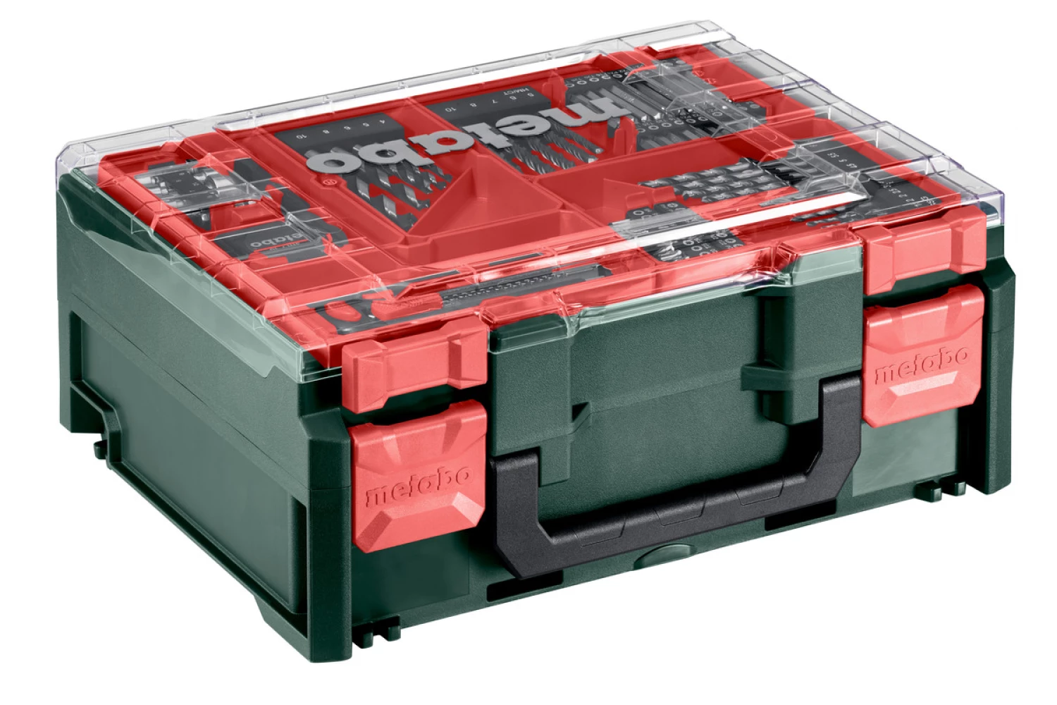 Metabo SB 18 Set Atelier mobile 18V Li-ion perceuse-visseuse à percussion avec batterie (2x 2.0Ah accu) en coffret incl. ensemble d'accessoires de 78 pièces-image