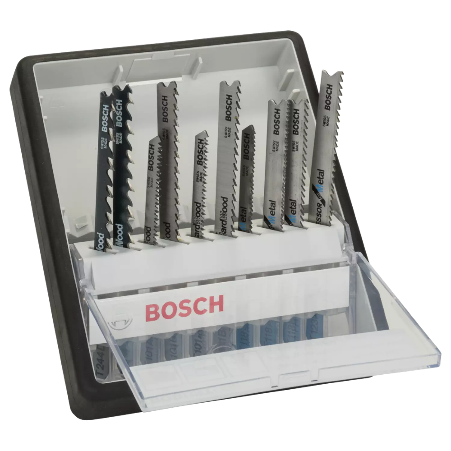 Bosch 2607010542 10 delige Robust Line Decoupeerzaagblad set - Hout / Metaal-image