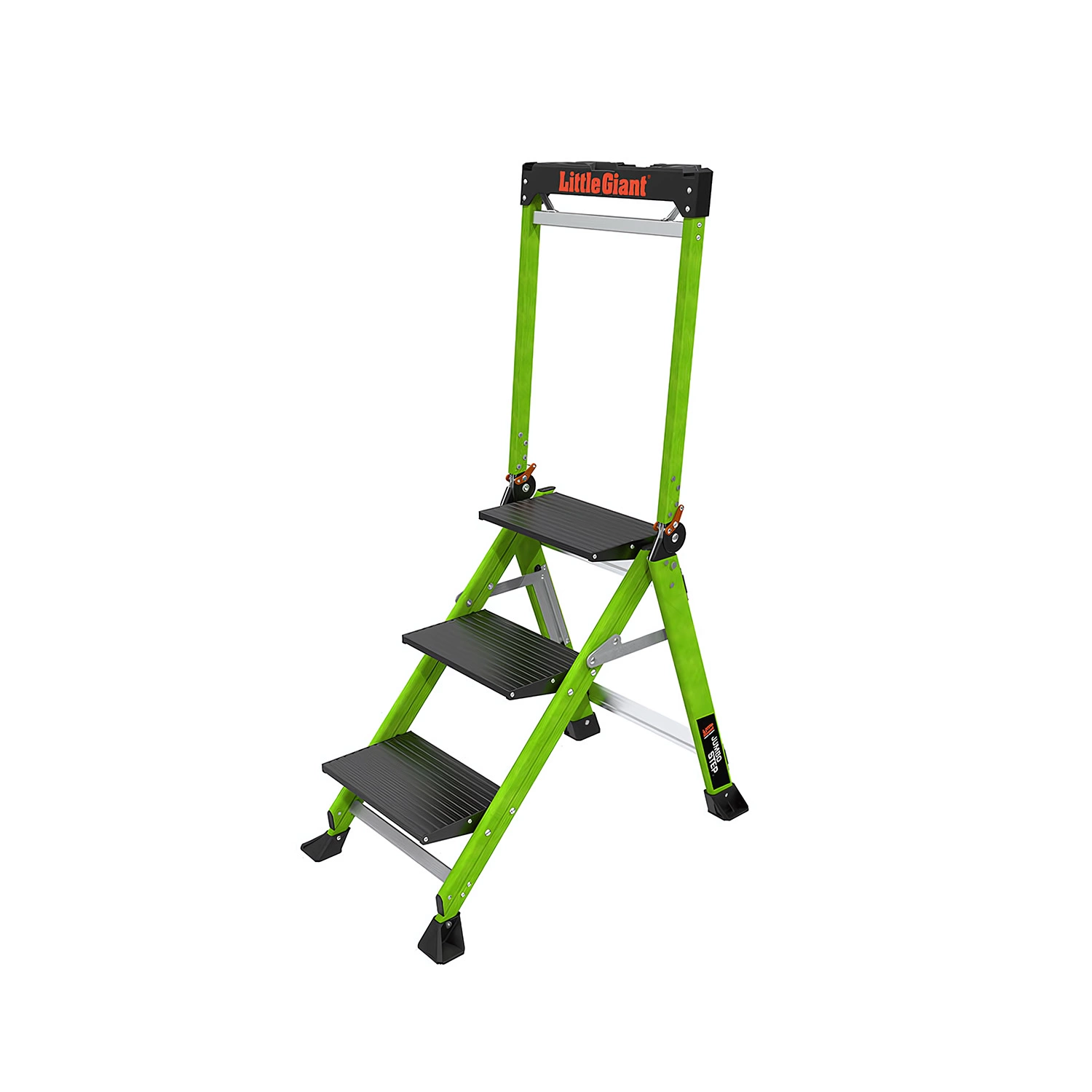 Little Jumbo 484322310 Little Giant Jumbo Step Escabeau - Simple - Fibre de verre - 1 x 3 marches - max. hauteur de travail 2,64m