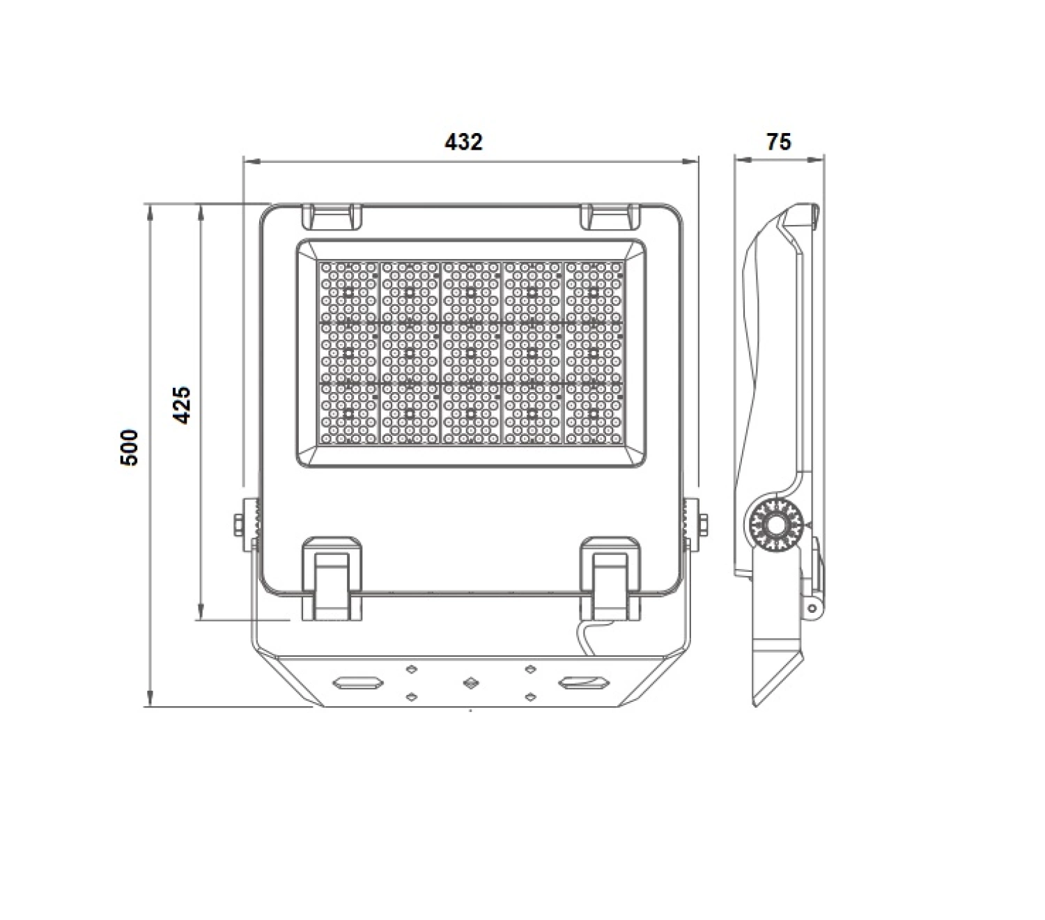 Bailey LED Schijnwerper Switch 200W-300W 25000-42000lm 3000K-6500K-image