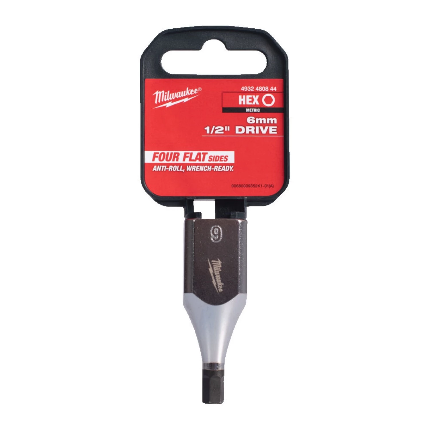 Milwaukee 4932480844 Dop - 1/2" FOUR FLAT™ - Hex 6mm-image