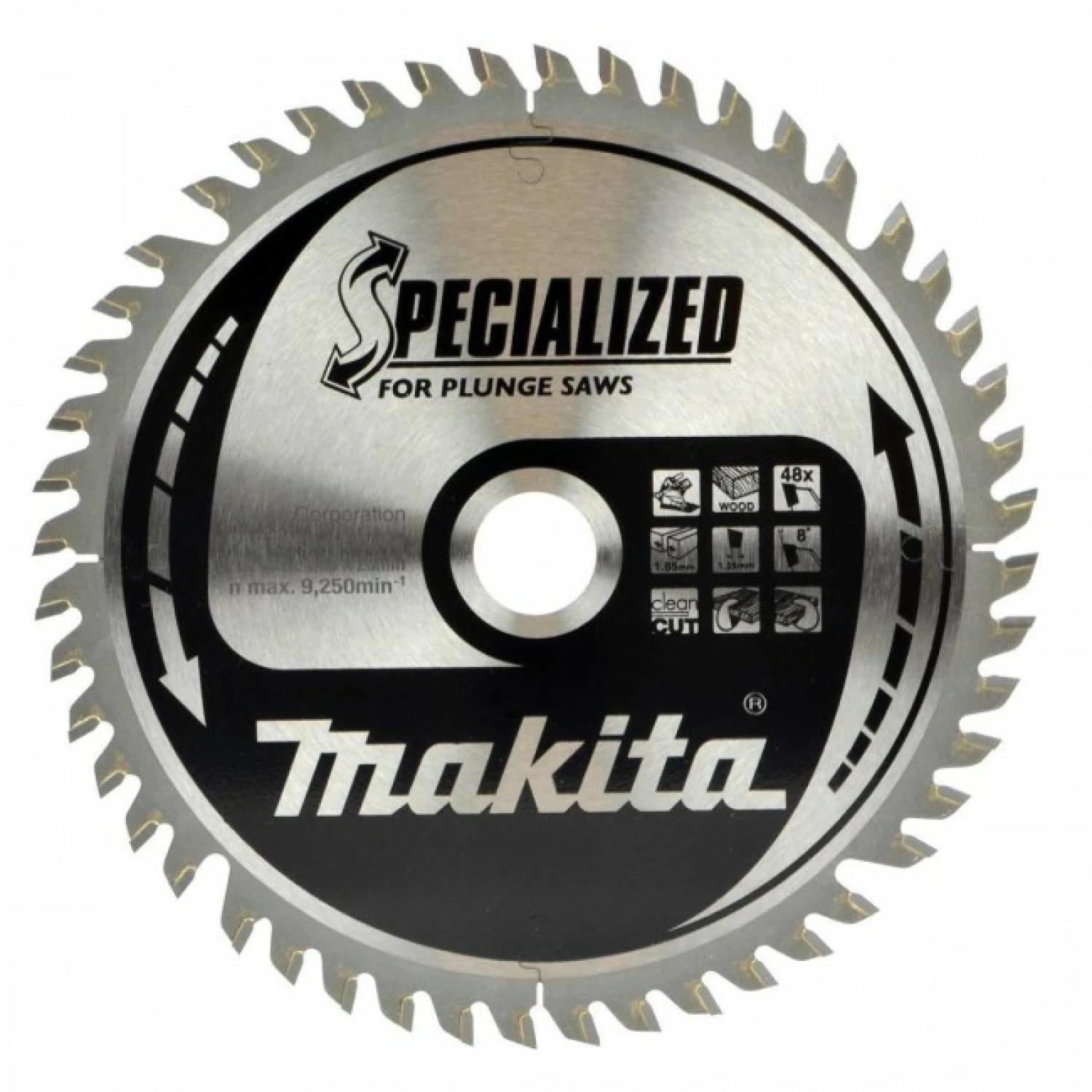 Makita B-56708 Specialized cirkelzaagblad - 165 x 20 x 48T - Hout-image