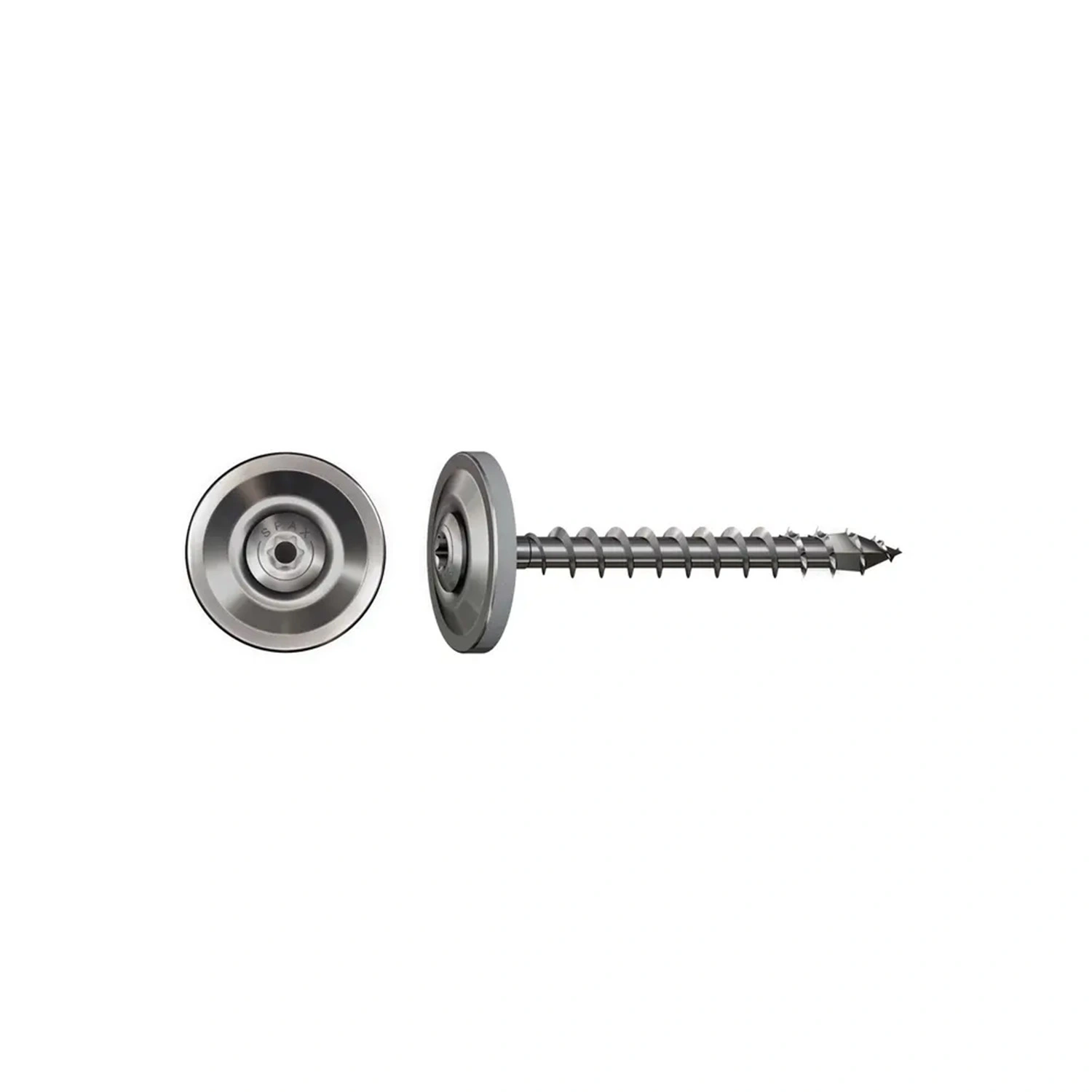SPAX Spenglerschroef RVS-A2 met EPDM ring - 15mm - T20 - 4,5x55mm (70st)