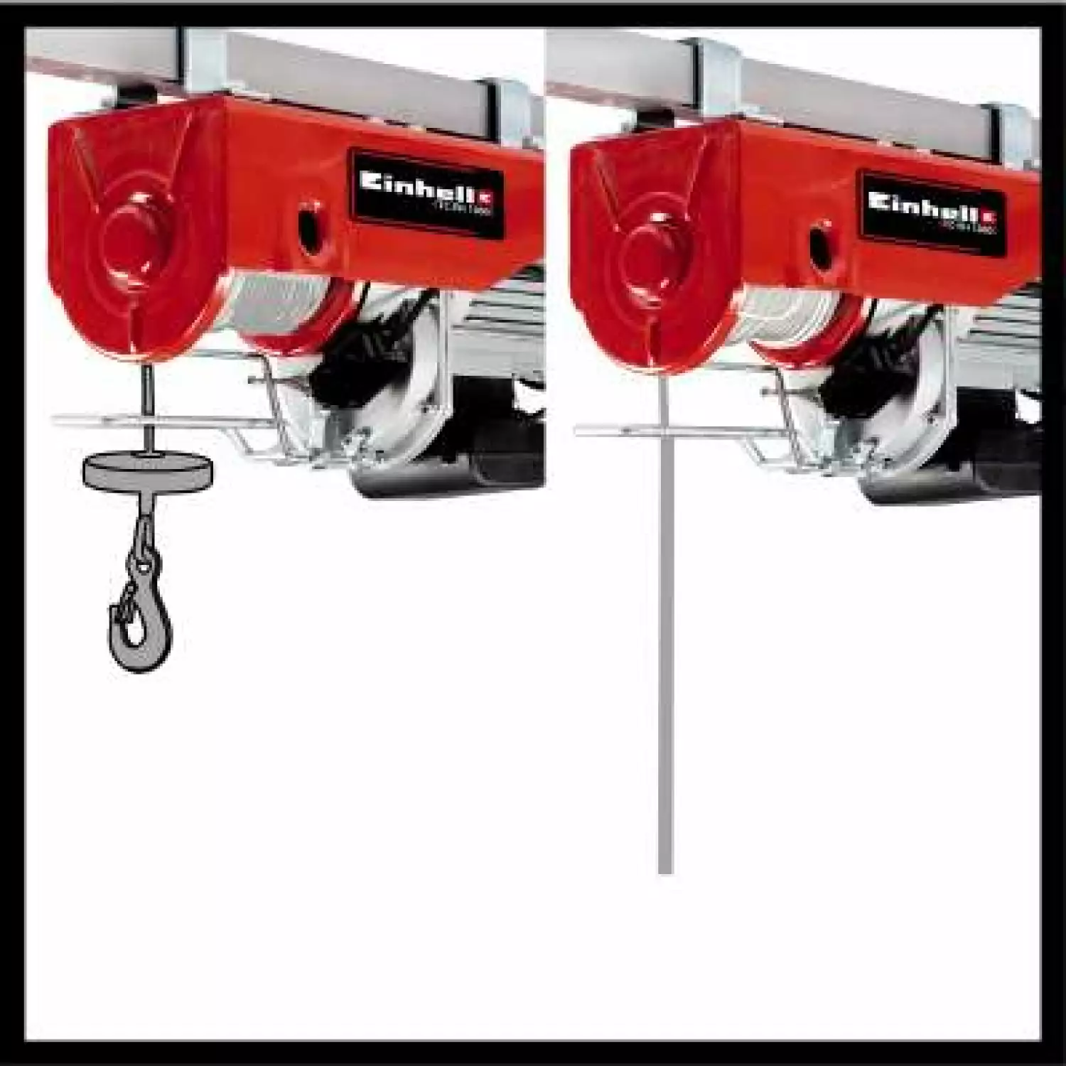 Einhell TC-EH 1000 Elektrische kabeltakel - 1600 watt - 500 kg - 18 meter-image