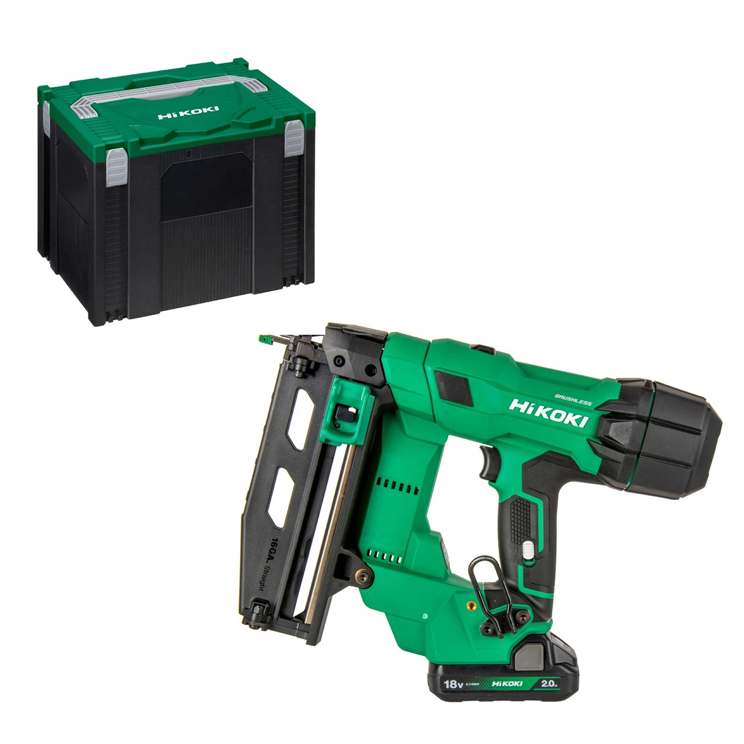 HiKOKI NT1865DSAW9Z Cloueuse  sans fil Li-ion 18V en HSC IV - 32-65mm - 16 gauge-image