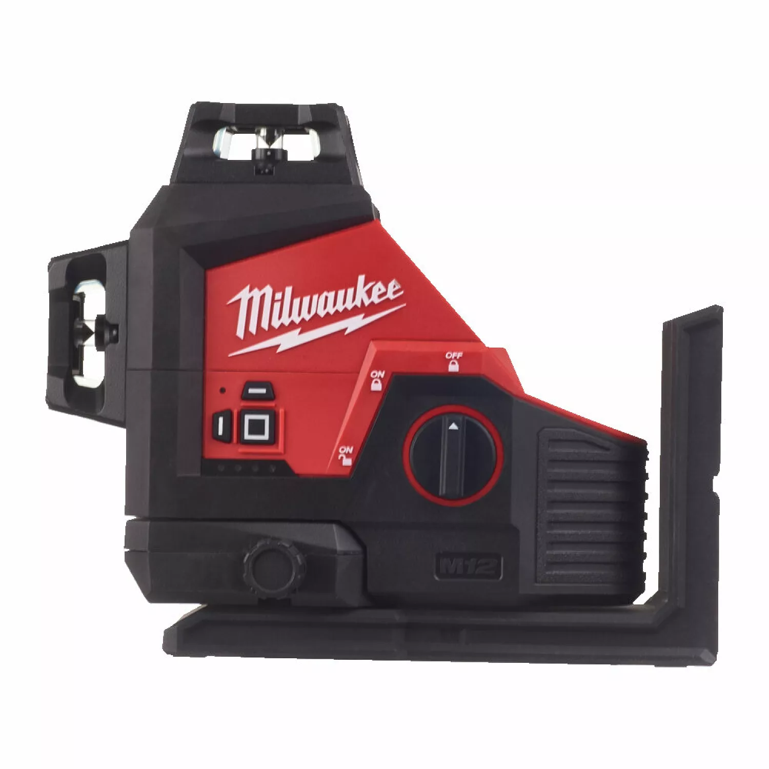 Milwaukee M12 3PL-0C 12V Li-Ion accu kruislijnlaser body in koffer - 3 lijnen - Groen - 38m-image