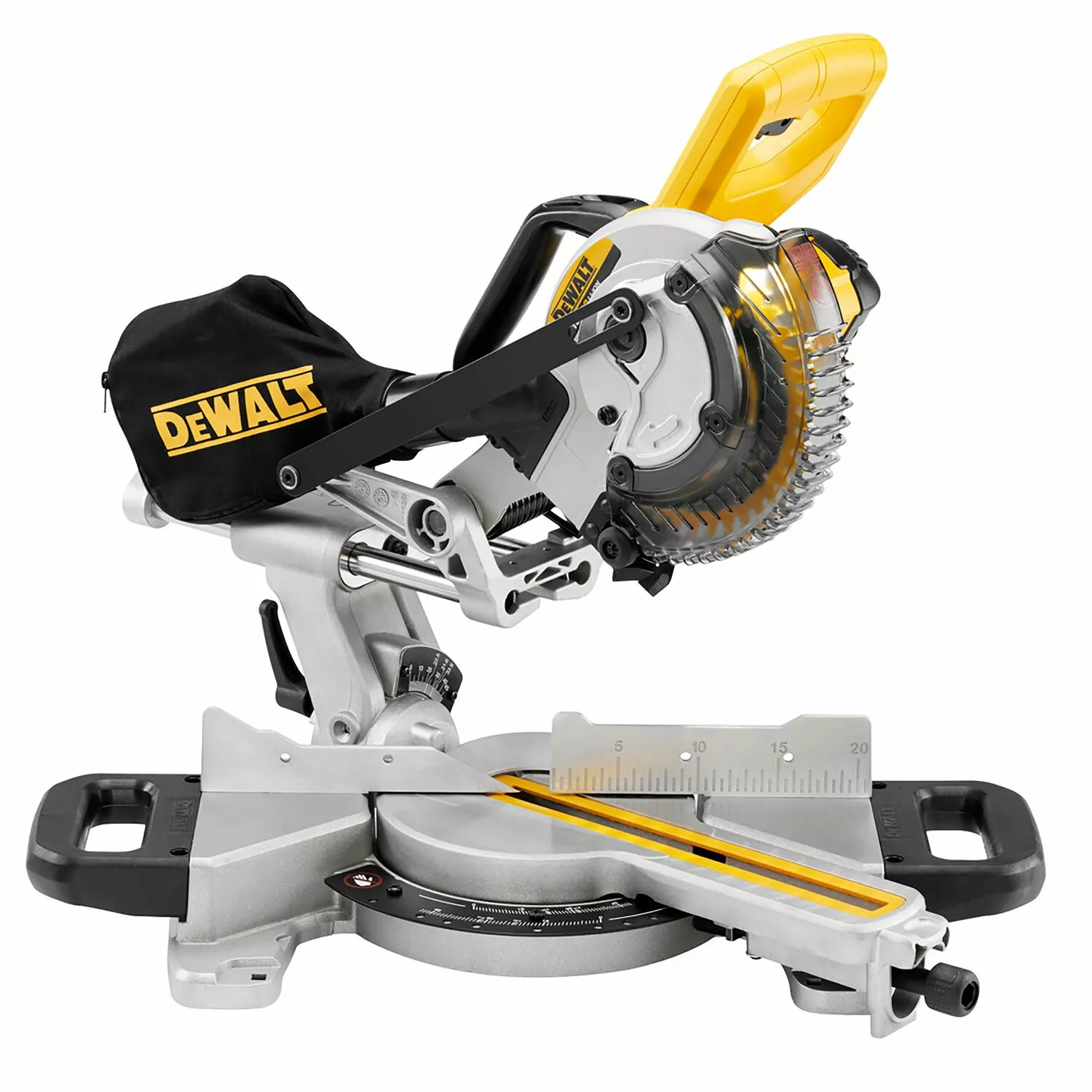 DeWALT DCS365N - Scie à onglets sans fil Li-Ion 18V (machine seule) - 184 x 16 mm-image