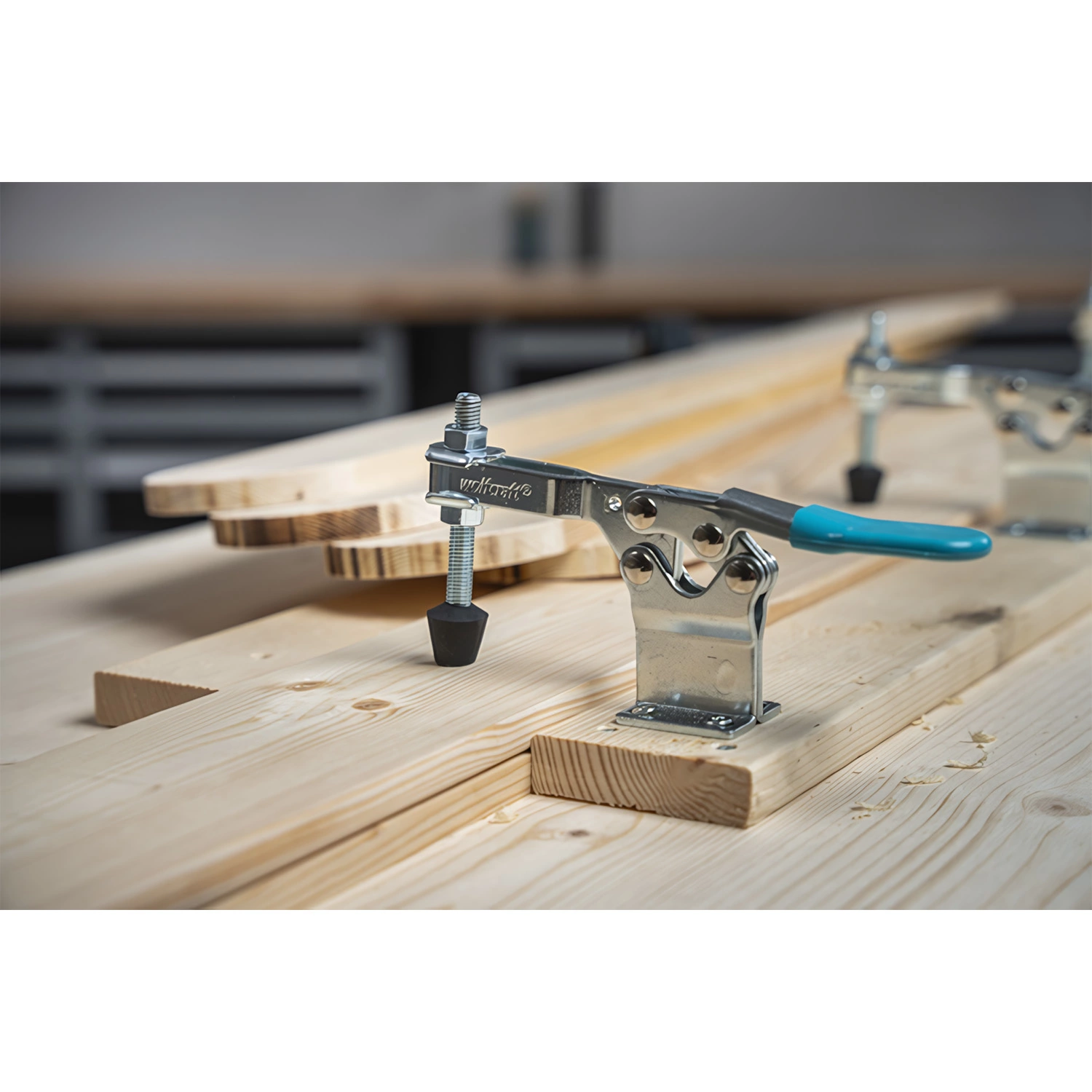 Wolfcraft 6893000 Mobiele Snelspanner voor werkbank - 38mm - 150kg-image