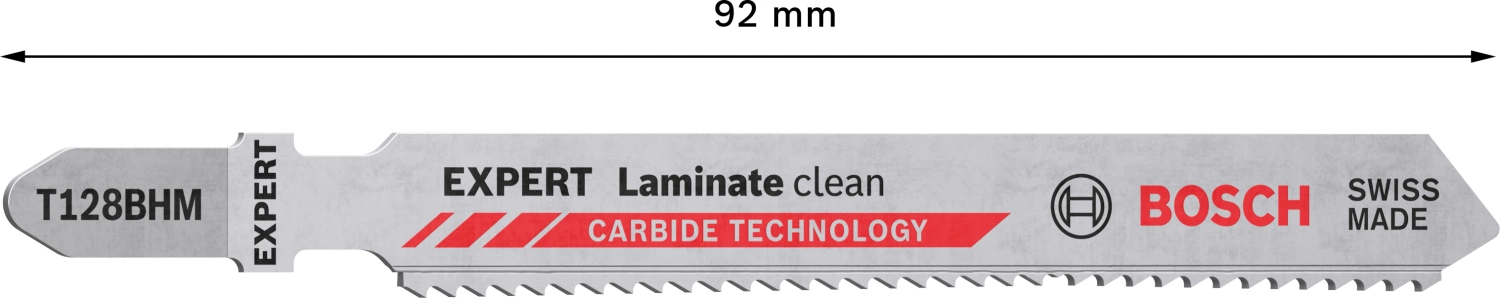 Bosch EXPERT 2608900542 - EXPERT Lame de scie sauteuse T128BHM 3pcs Laminate clean-image