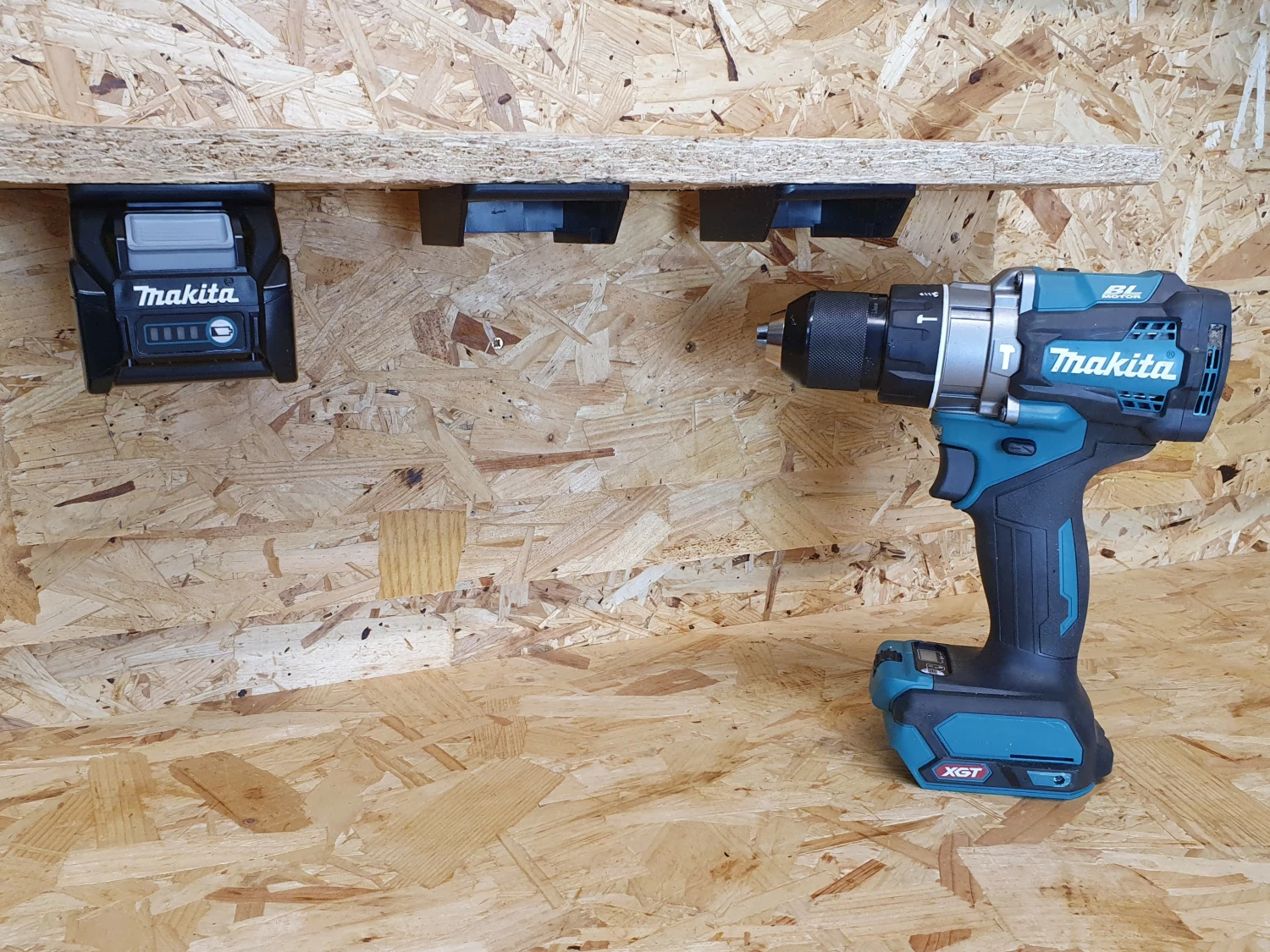 StealthMounts BM-MK40-BLU-6 Accuhouder voor Makita 40V XGT - Blauw - 6-pack-image