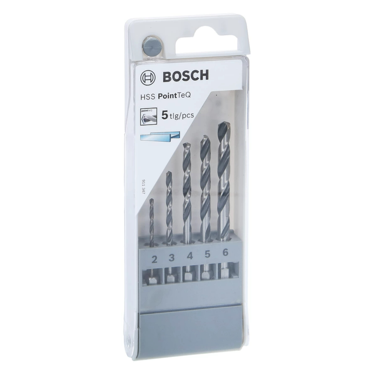 Bosch 2607002824 5-delige HSS PointTeQ Spirallboorset Met Zeskantschacht-image