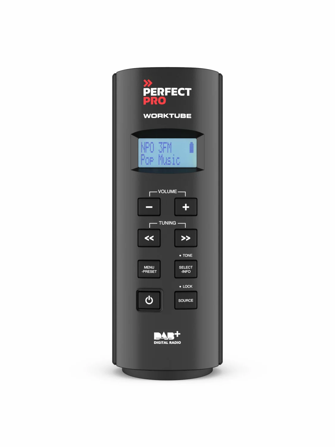 PerfectPro WORKTUBE NiMH 12V Accu Compacte bouwardio - DAB+ - werkt op netstroom & batterijen-image