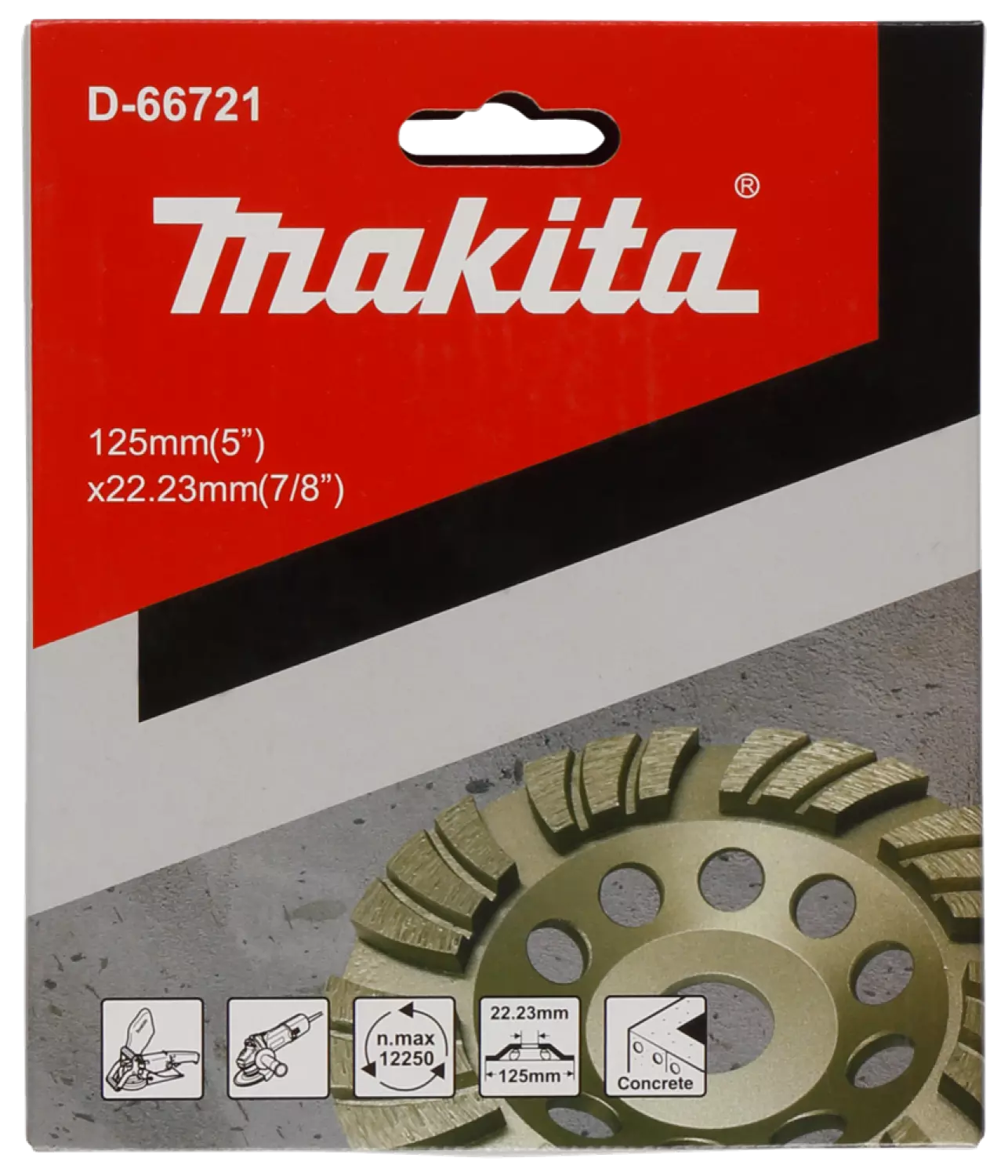 Makita D-66721 Diamant komschijf - 125mm-image