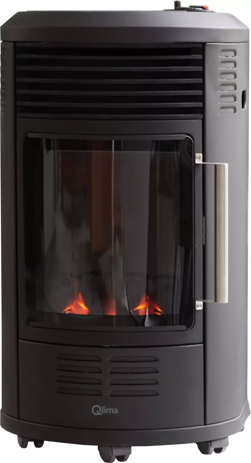 Qlima GH 8034 Chauffage au gaz noir - 3.4kW-image