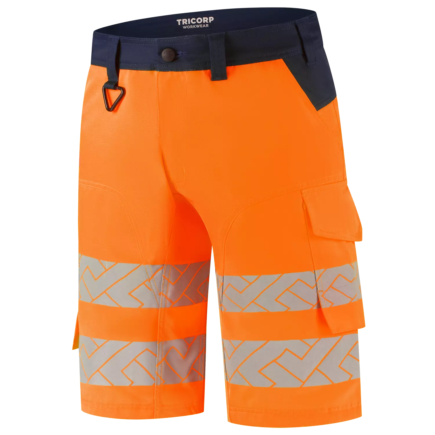 Tricorp 506124 Werkbroek Functional Stretch High Vis Redefined - Kort - FluororangeInk - 46
