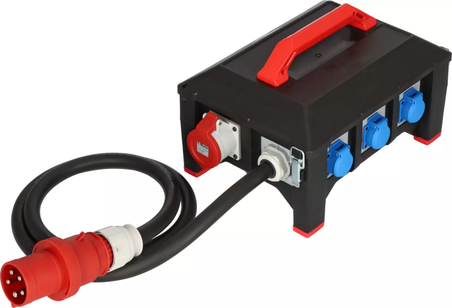 Brennenstuhl Professional BSV 5-63A rubber stroomverdeler - H07RN-F 5G16,0 1xCEE32A+2x16A, 6x230V - 2m-image