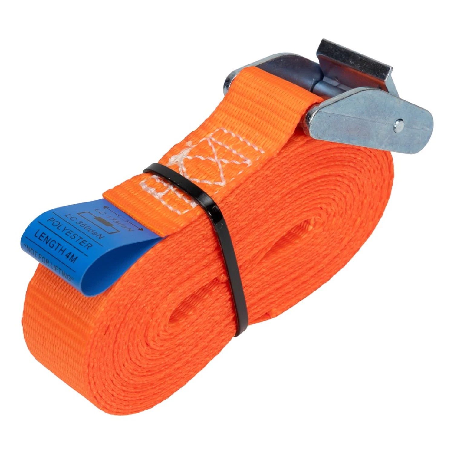 Konvox LAZE1425-0005 Spanband eindloos met klemgesp HD - 5m x 25mm - 350 daN - Oranje-image