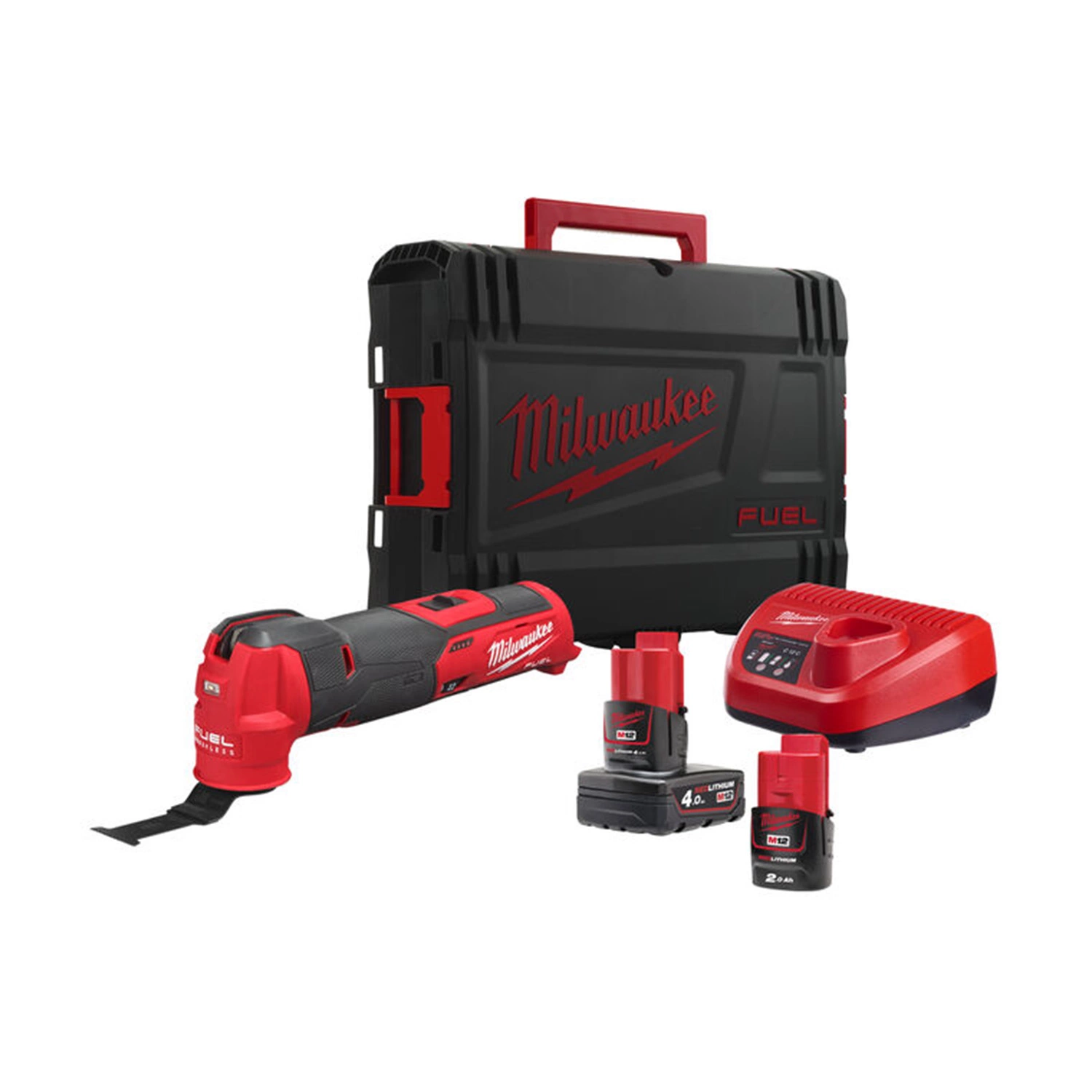 Milwaukee M12 FMT-422X 12V Li-ion Multitool Sans fil - set (Batteries 1x 4.0Ah + 2.0Ah ) in HD Box --image