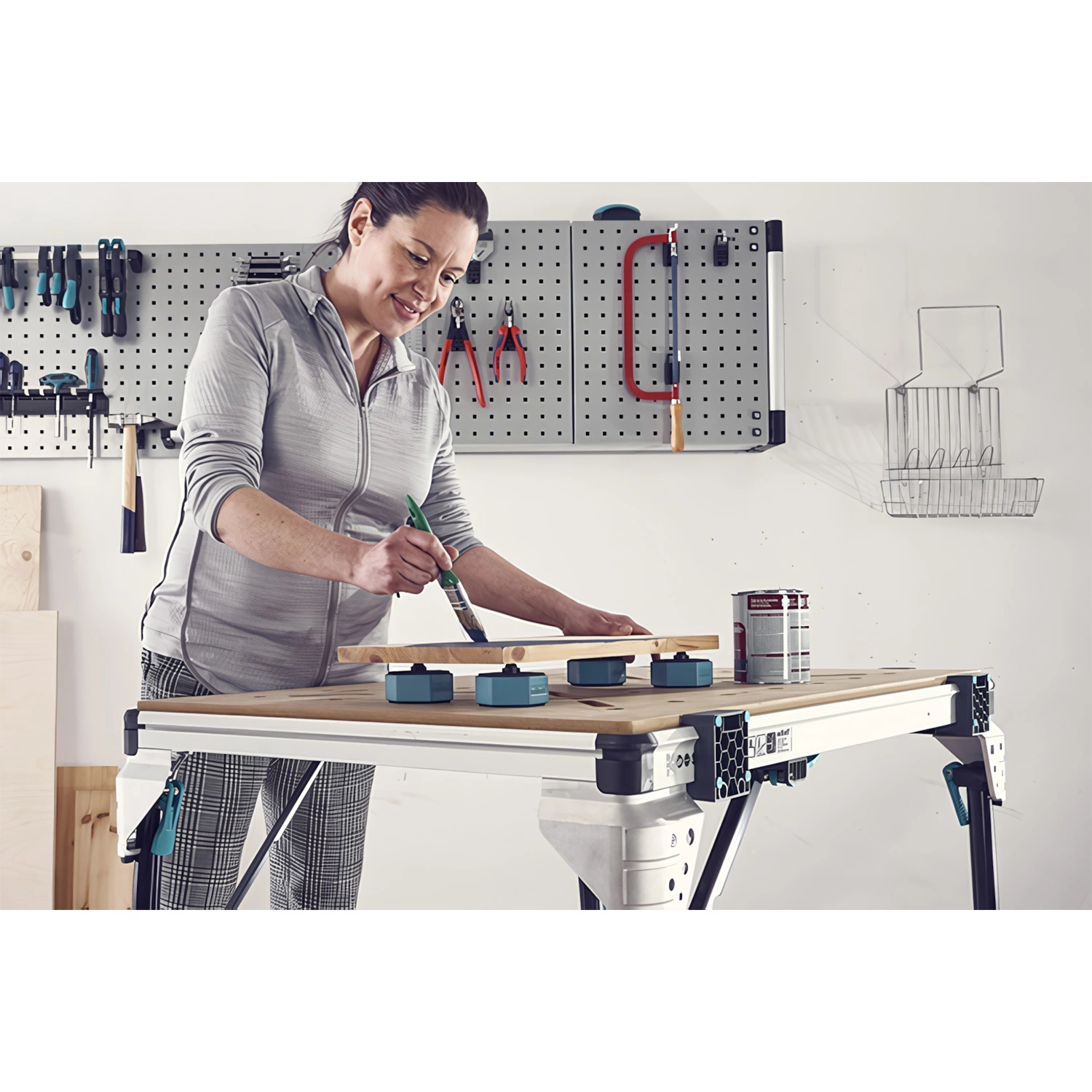 Wolfcraft 6892000 Multifunctionele Werkstuksteunen voor werkbank - 4st-image