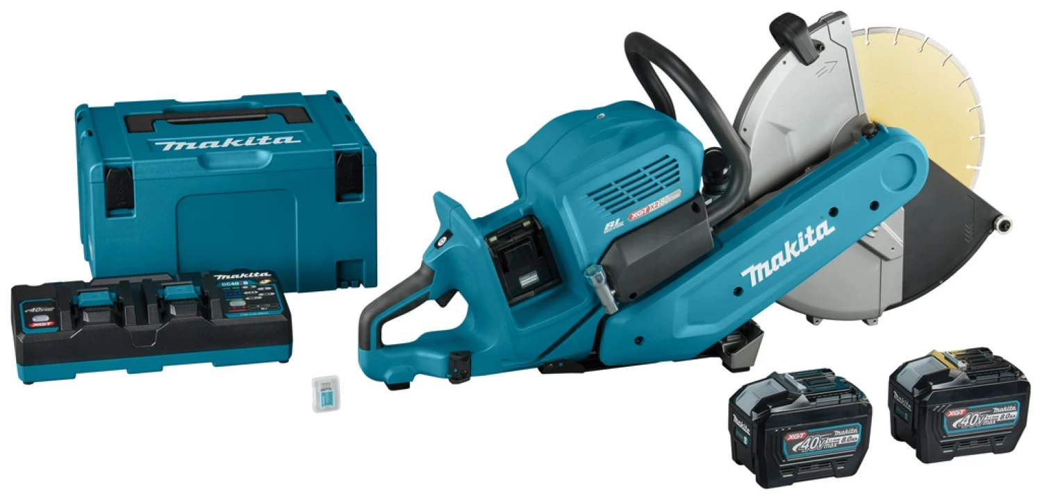 Makita CE002GL204X XGT 2x40 V Max Li-ion accu Doorslijper set (2x 8,0Ah) in doos/Mbox - 355mm-image