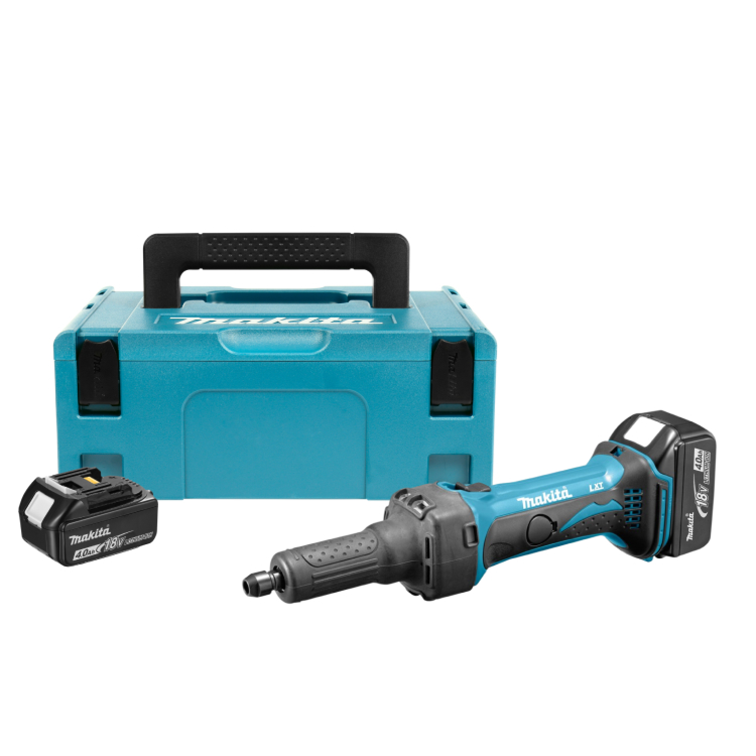 Makita DGD800RMJ 18V Li-Ion accu rechte slijper set (2x 4.0Ah accu) in Mbox - 6mm-image
