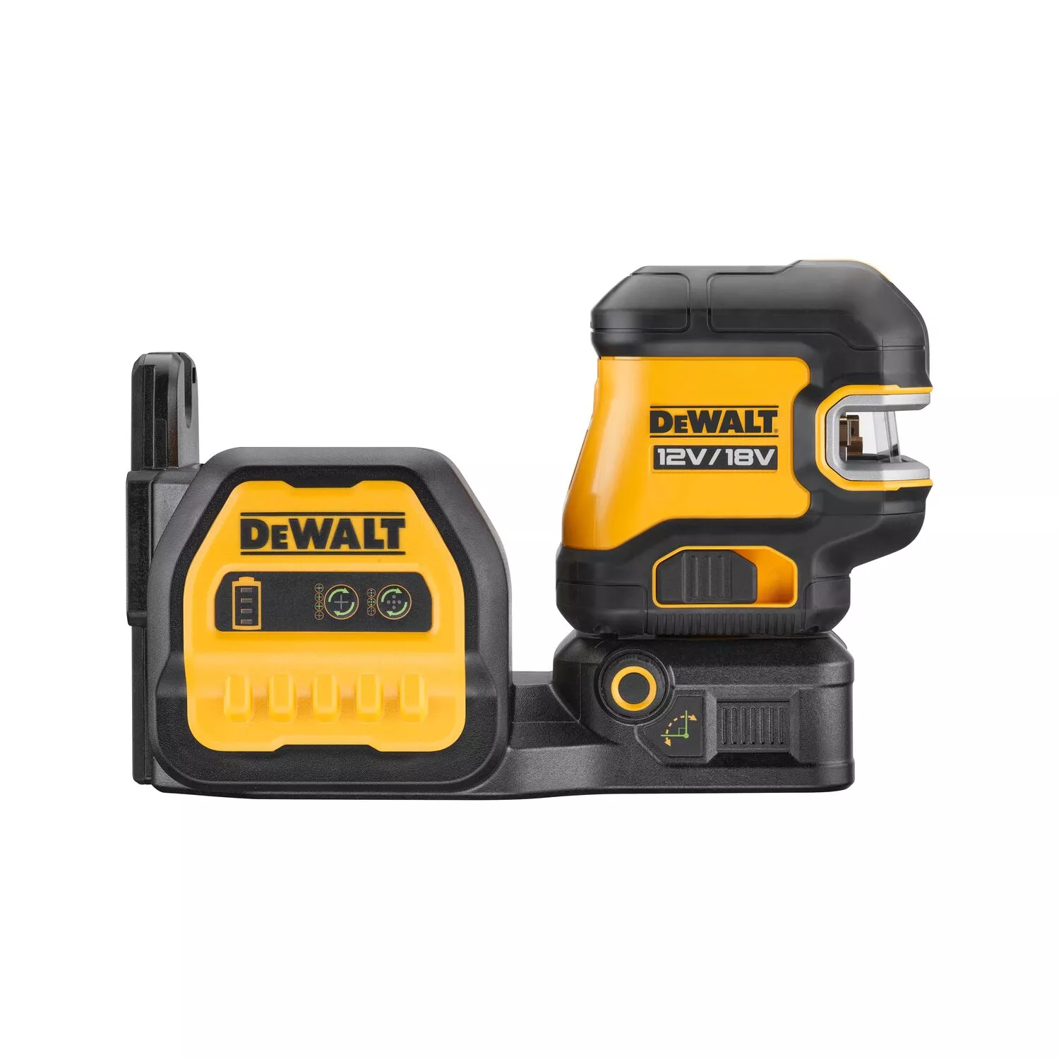 DeWALT DCE825NG18-XJ Laser à lignes croisées 12 V/18 V dans un coffret - 5 lignes - vert - 85 m - IP54-image