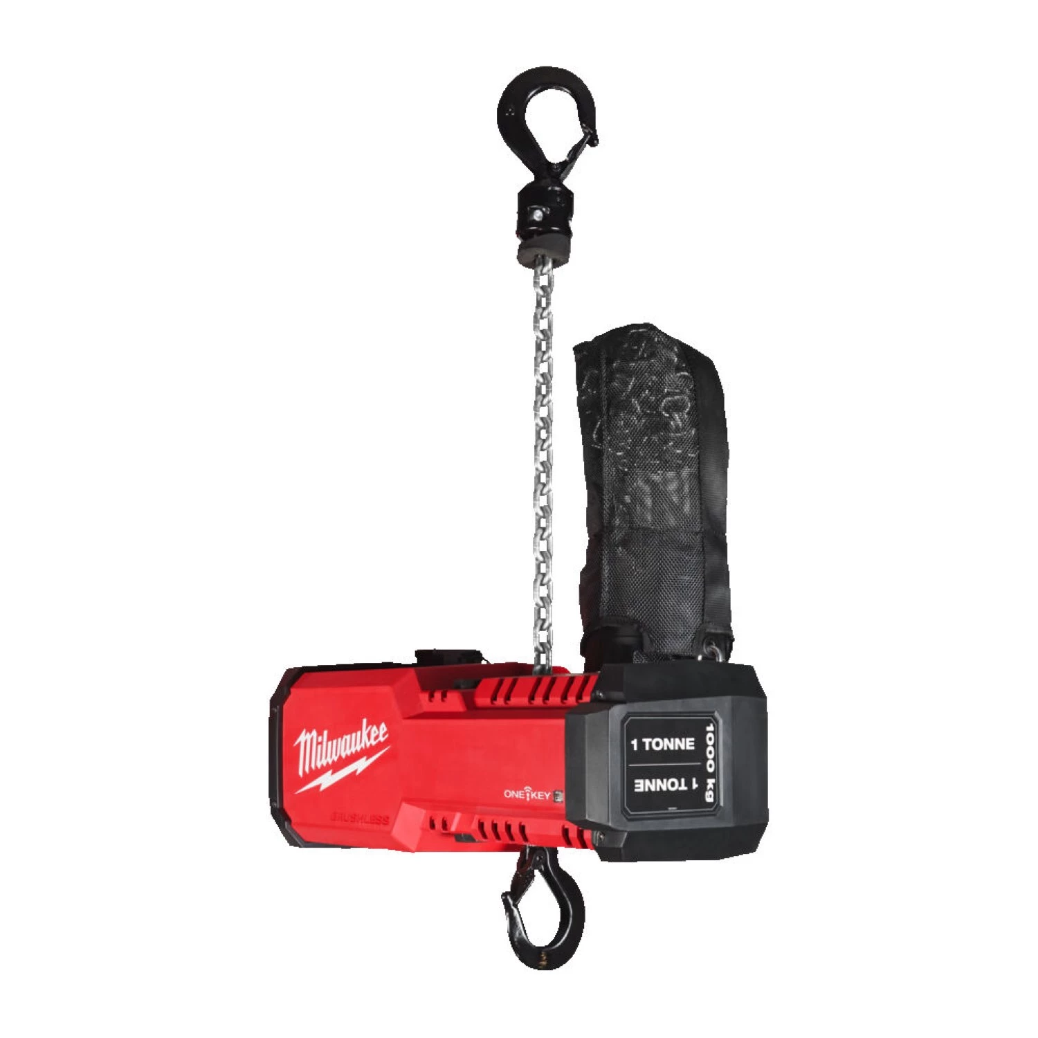 Milwaukee M18 BLCHTO-121 Kit de palan à chaîne avec batterie Li-ion 18 V (1 batterie 12,0 Ah) - 1 tonne - ONE-KEY™-image