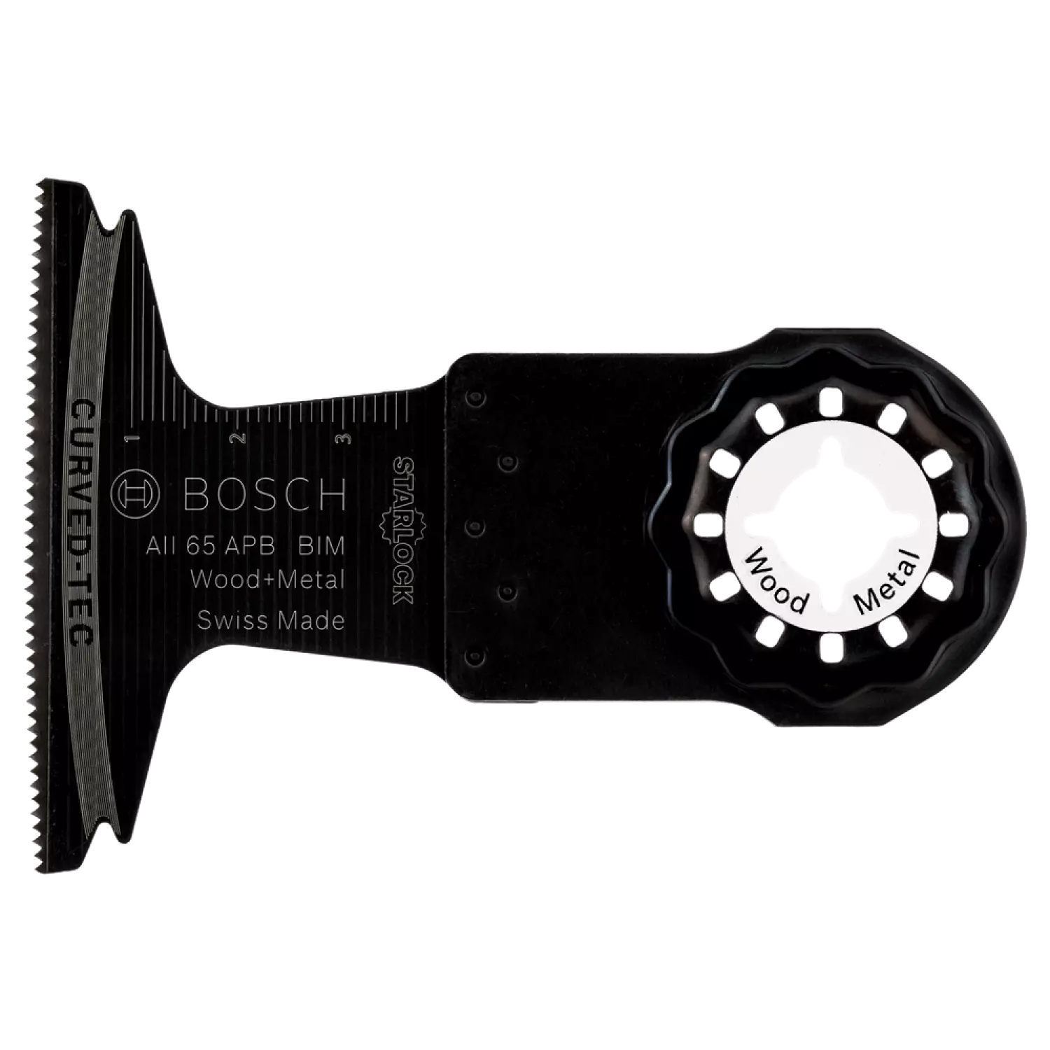 Bosch 2608661907 - Starlock AII 65 APB BIM, Wood+Metal, Curved-Tec 65 x 40 5x