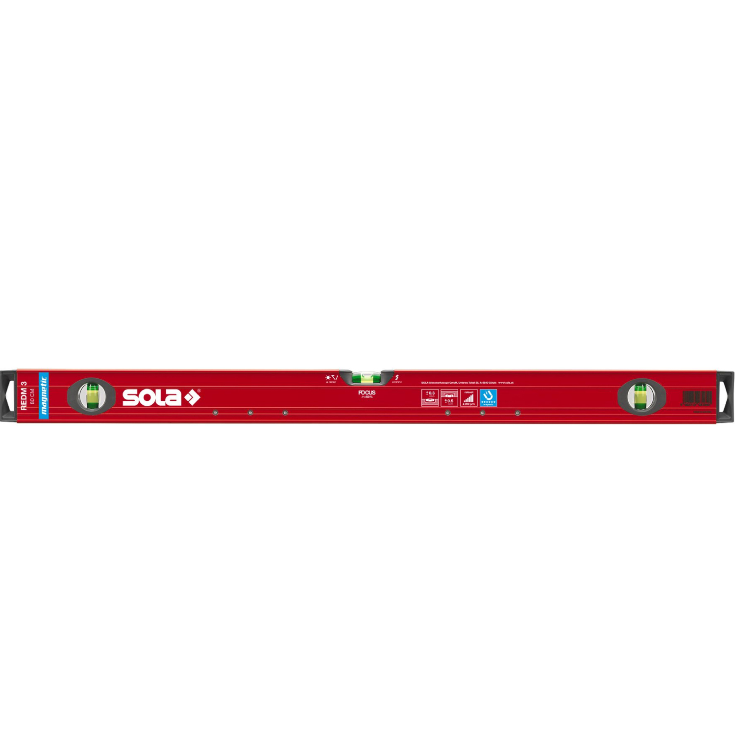 Sola RedM 3 100 niveau à bulle en aluminium - magnétique - 1000 mm
