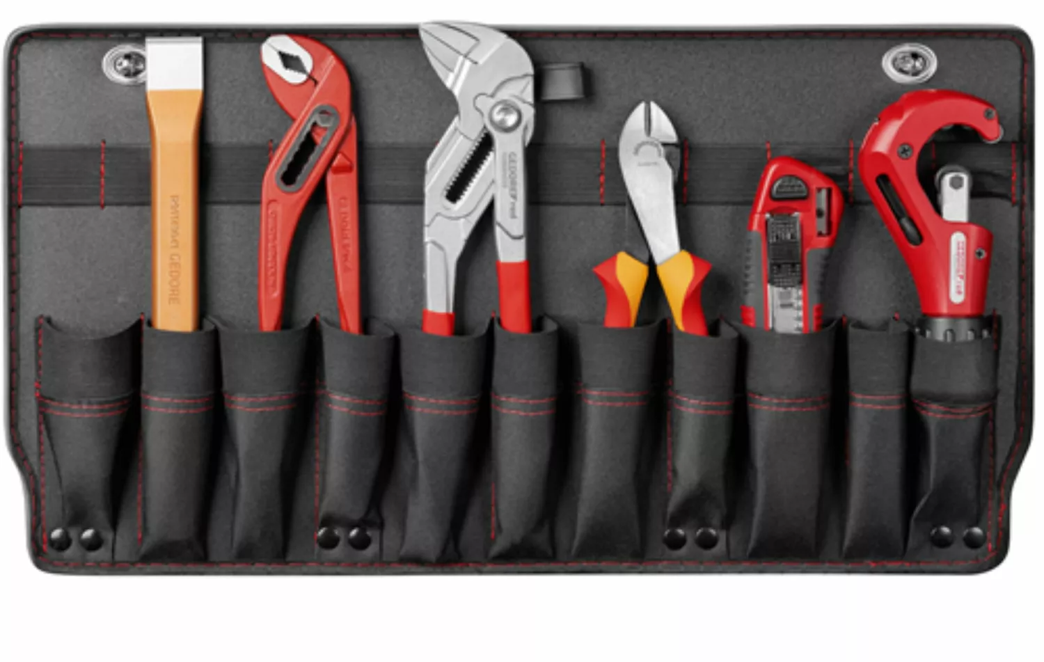 Gedore RED R21902072 - Set d'outils sanitaires en mallette mobile - 72 pièces.-image