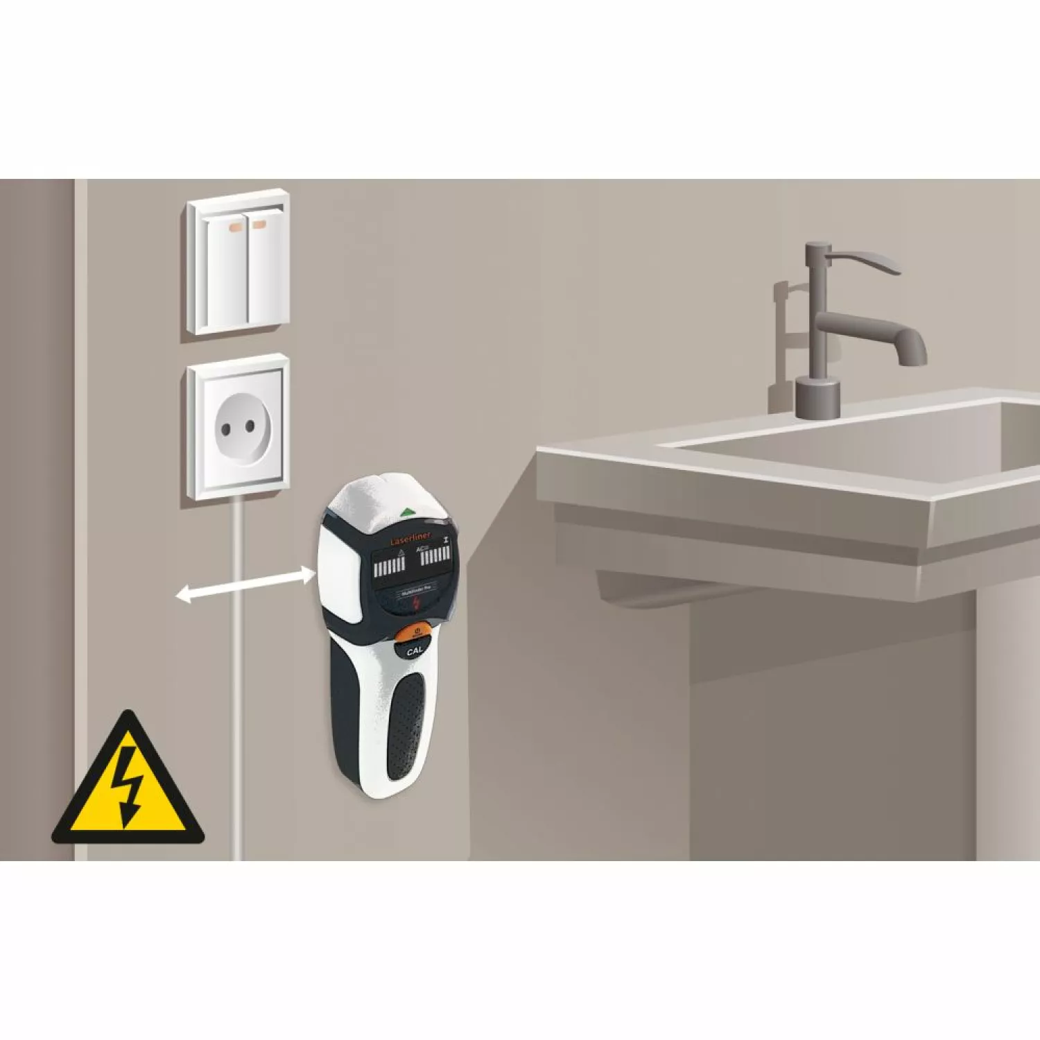 Laserliner MultiFinder Pro Détecteur universel - Bois/Métal/Cuivre/Fer-image