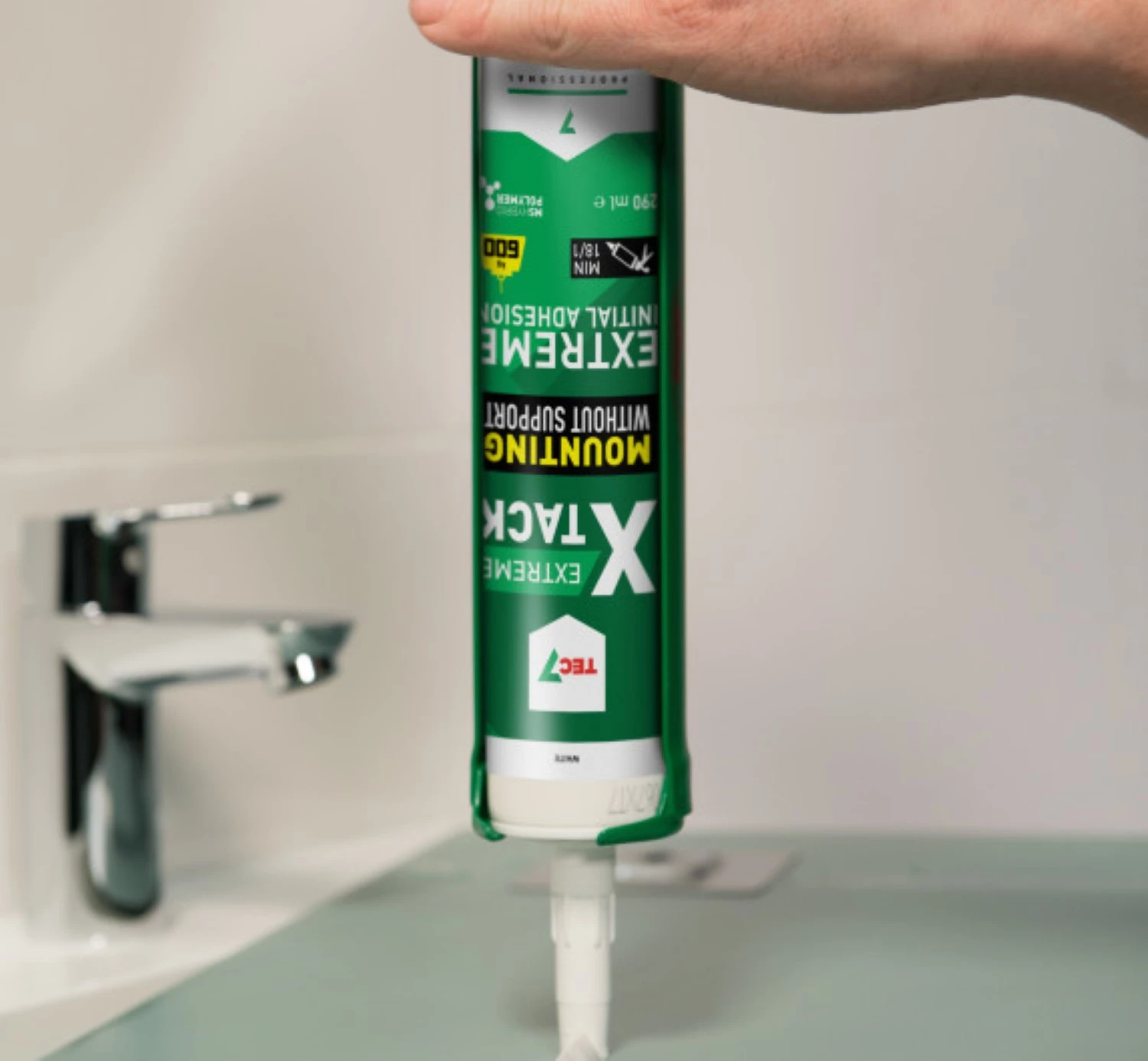 Kit de montage TEC7 X-Tack - noir - tube - 290 ml (12 pièces)-image