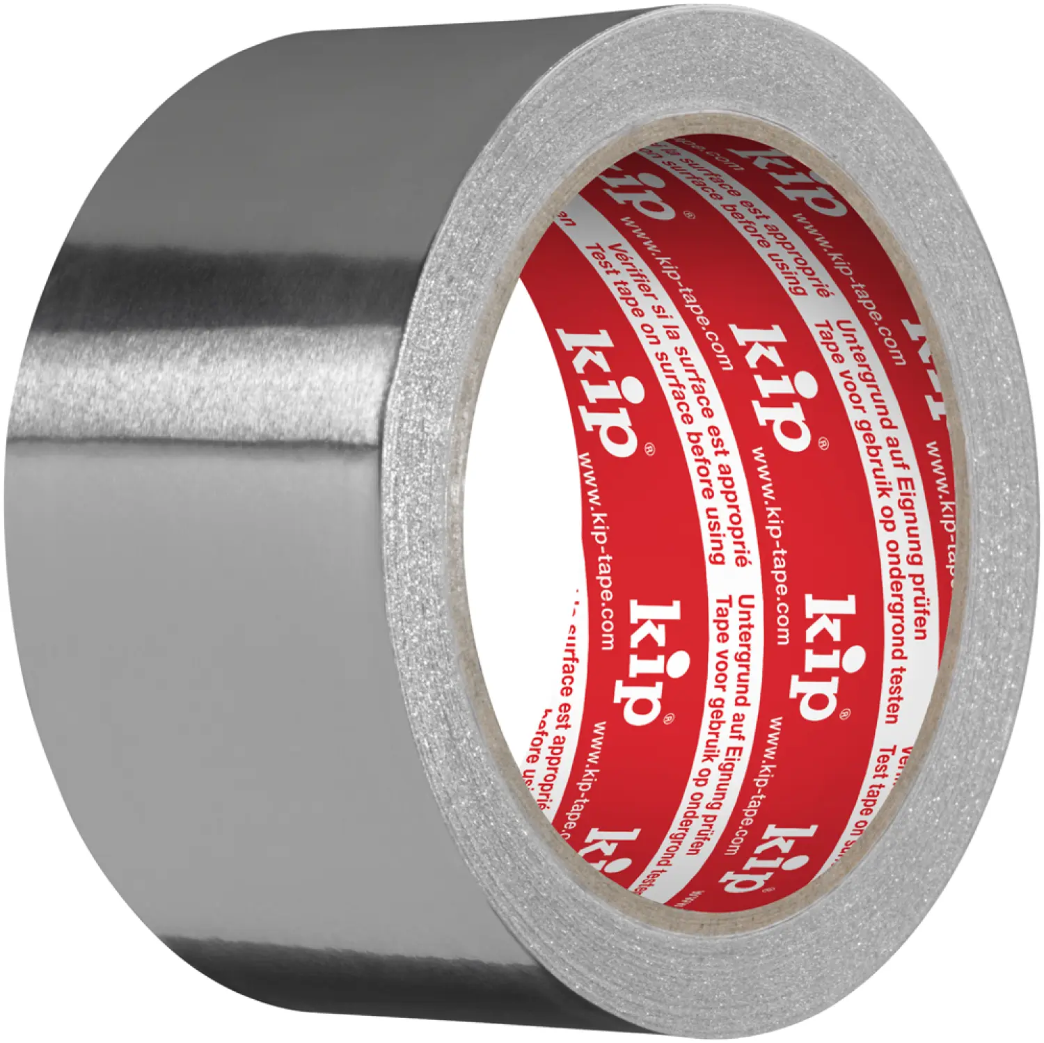 Kip Tape 3845-48 Ruban d'aluminium – 30 µ - Argent - 48 mm x 50 m