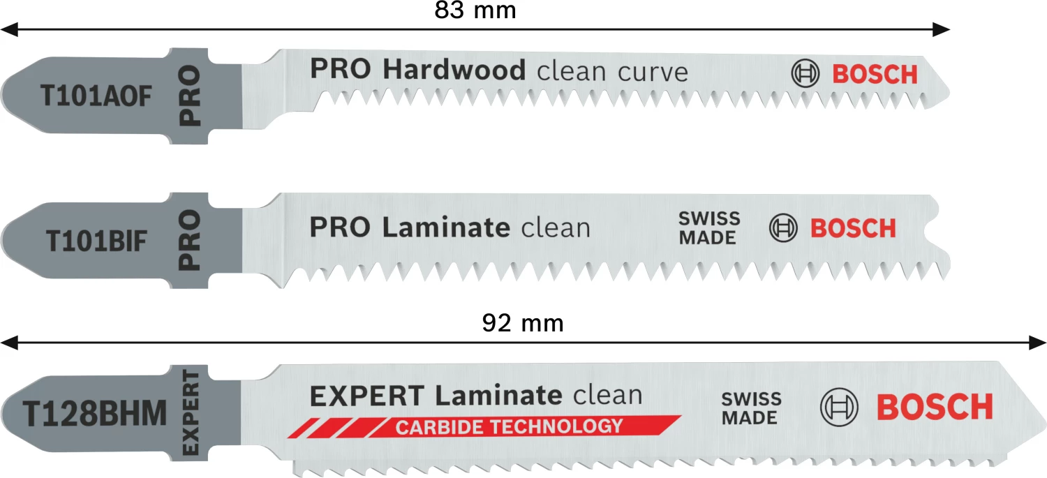 Bosch PRO Laminate Clean 15-delige decoupeerzaagbladenset - laminaat-image