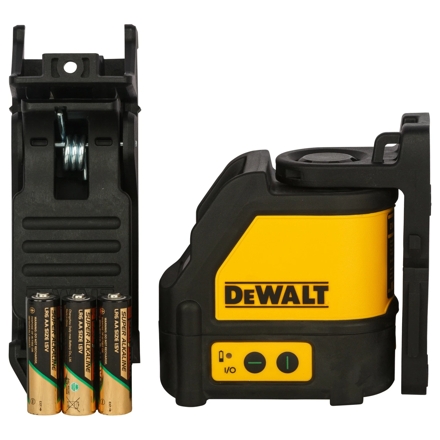 DeWALT DW088CG Laser à croix à nivellement automatique dans un coffret - 2 lignes - 15 m - Vert-image