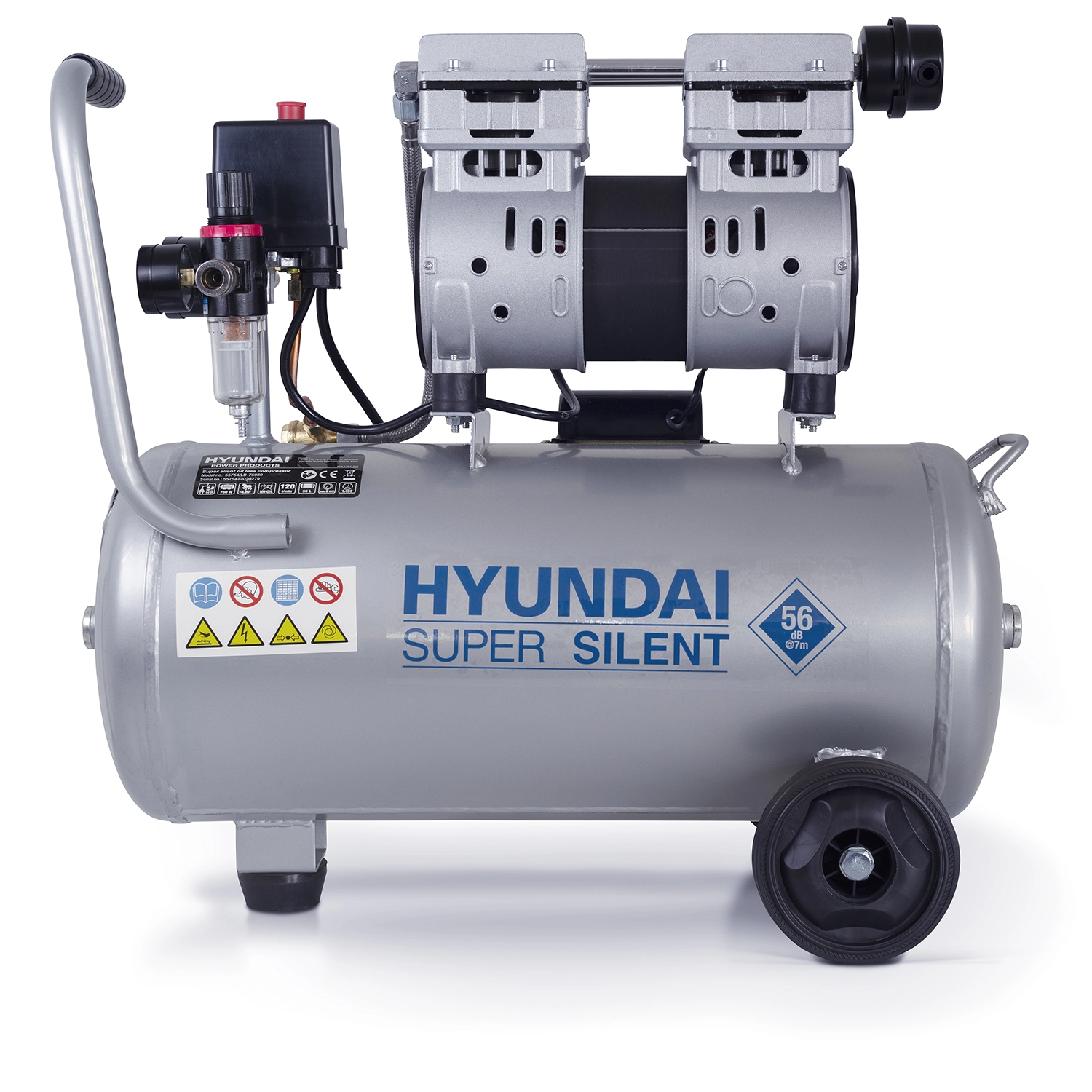 Hyundai 55754 Stille compressor - 30L - 8bar-image