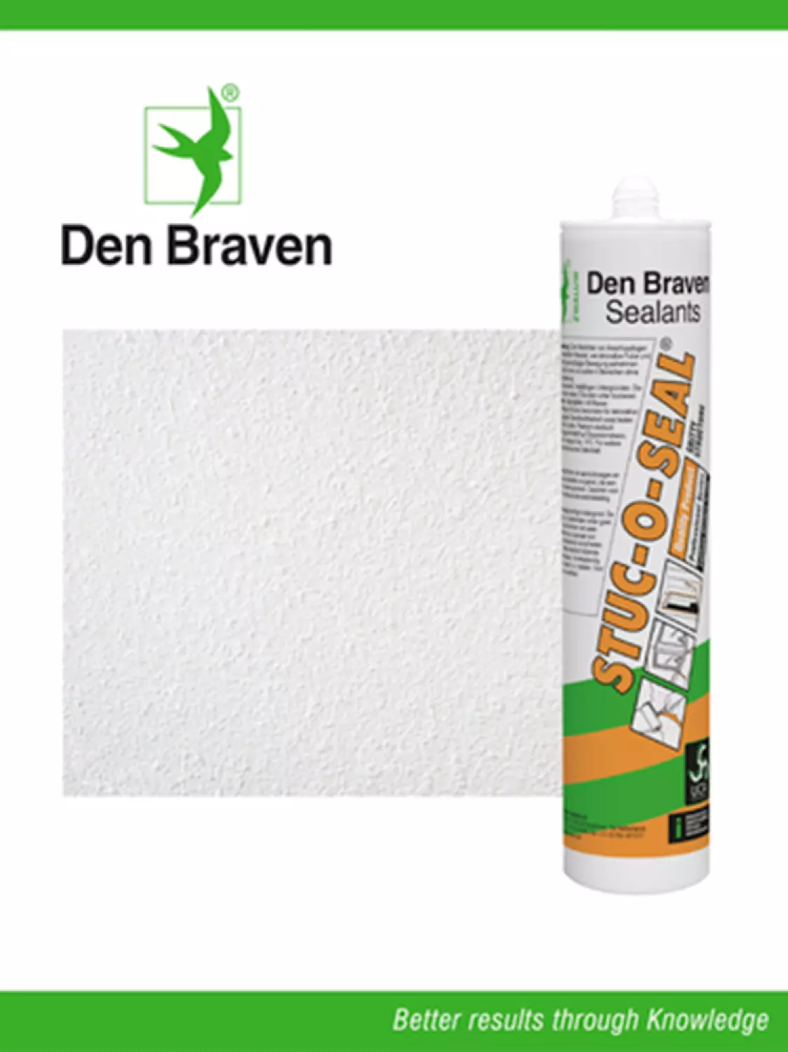 Zwaluw Den Braven 10114401 Stuc-O-Seal Scellant structurel - Blanc - 310ml-image