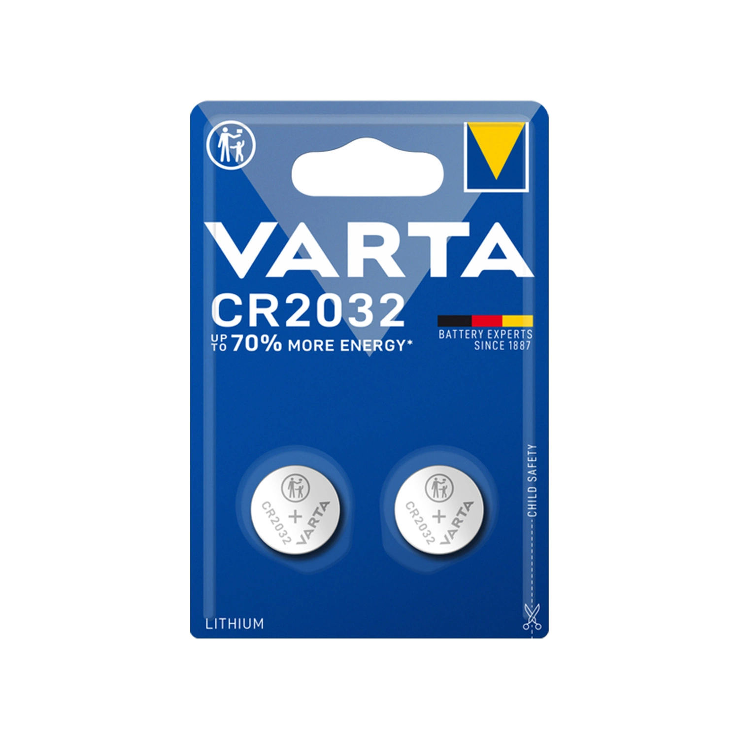 Varta Specialty Pile bouton au lithium CR 2032 - 2 pièces-image