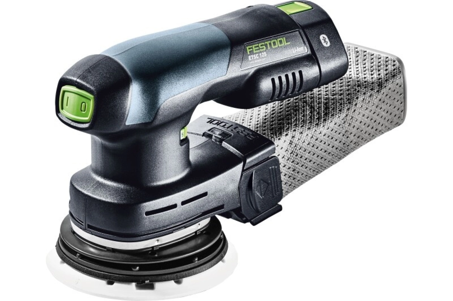 Festool ETSC 125-Basic ERGO 18V Li-Ion accu Excenterschuurmachine in systainer - met 3.1Ah accu en 50st STF Granat Schuurschijf - P80 - 125mm