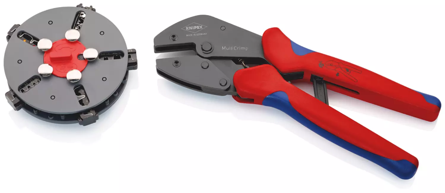 Knipex 97 33 02 - MultiCrimp® Pince à sertir avec porte-profils-image