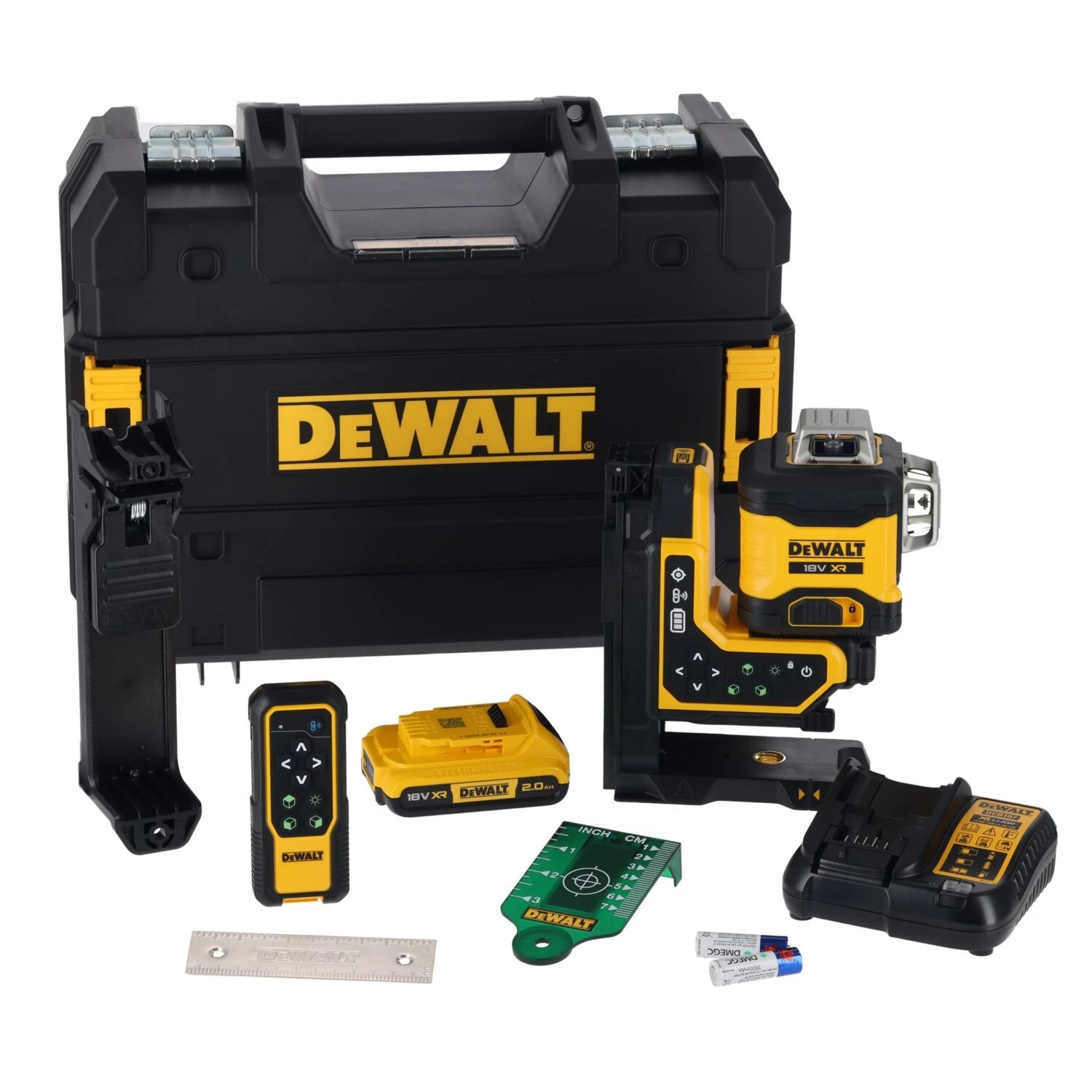 DeWALT Kruislijnlaser DCLE34035D in koffer - groen - 3 lijnen - 80m - IP54-image