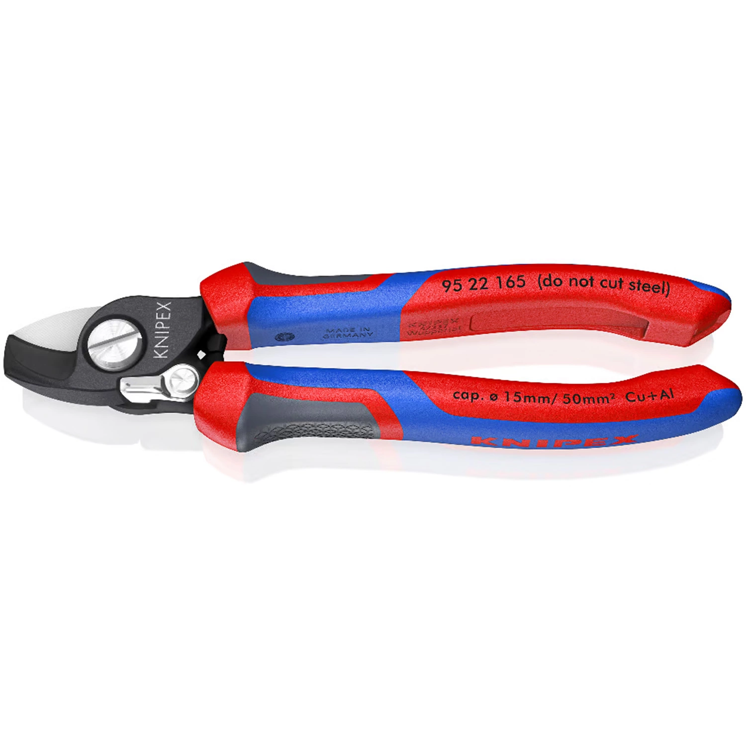 Knipex 9522165 Kabelschaar met openingsveer - 165mm-image