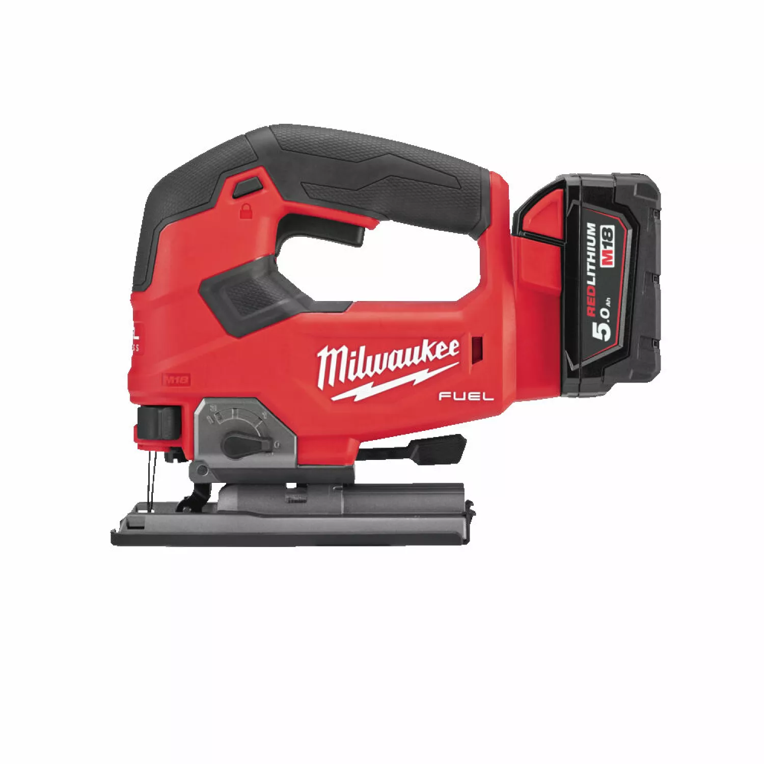 Milwaukee M18 FJS-502X 18V Li-Ion accu Decoupeerzaagmachine set (2x 5.0Ah accu) in HD-Box - koolborstelloos-image