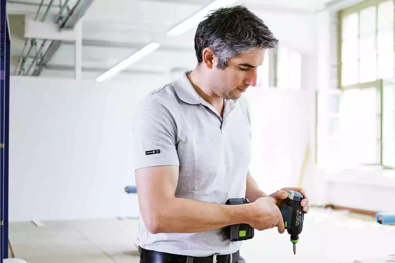 Festool T 18+3 HPC 4,0 I-Set 18V Li-Ion accu schroefboormachine set (2x 4,0Ah) incl. boorkoppen in systainer - 50Nm-image