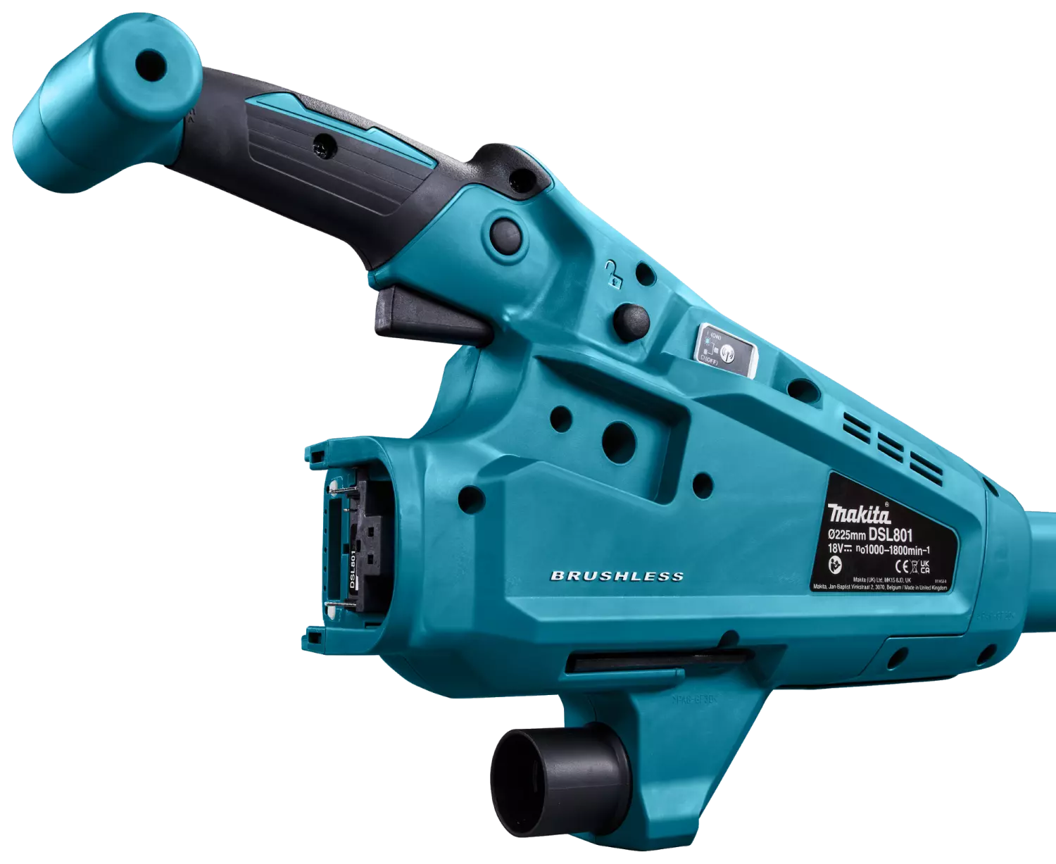 Makita DSL801ZU Ponceuse girafe sans-fil - 18V Li-ion - Sac - Émetteur AWS - 225 mm - Machine seule-image