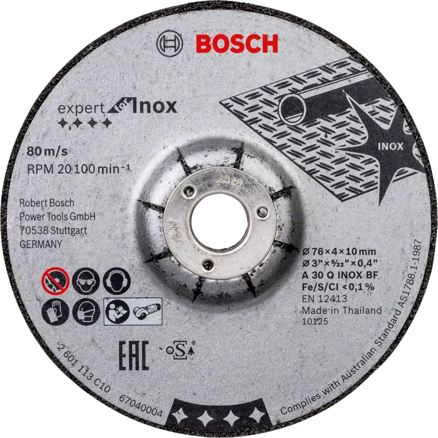 Bosch 061599764G Kit haakse slijper 76mm-image