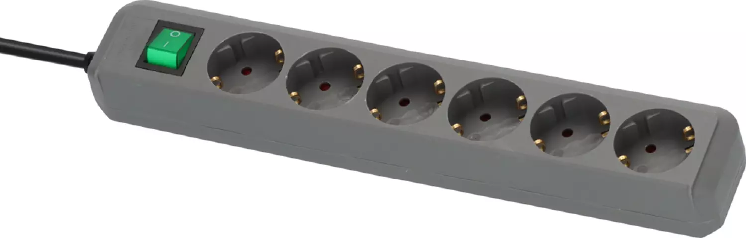 Brennenstuhl 1159540015 6 Voudige stekkerdoos met schakelaar - 1,5m x 34cm-image