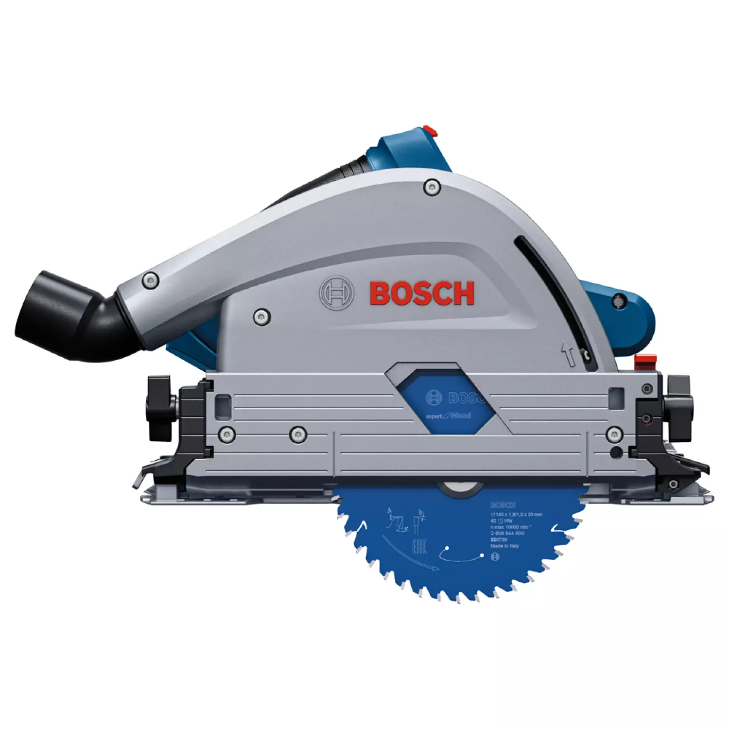 Bosch GKT 18V-52 GC 18V Li-Ion accu invalcirkelzaagmachine set (2x 5,5Ah) incl. geleiderail in L-Boxx - 140mm - koolborstelloos-image